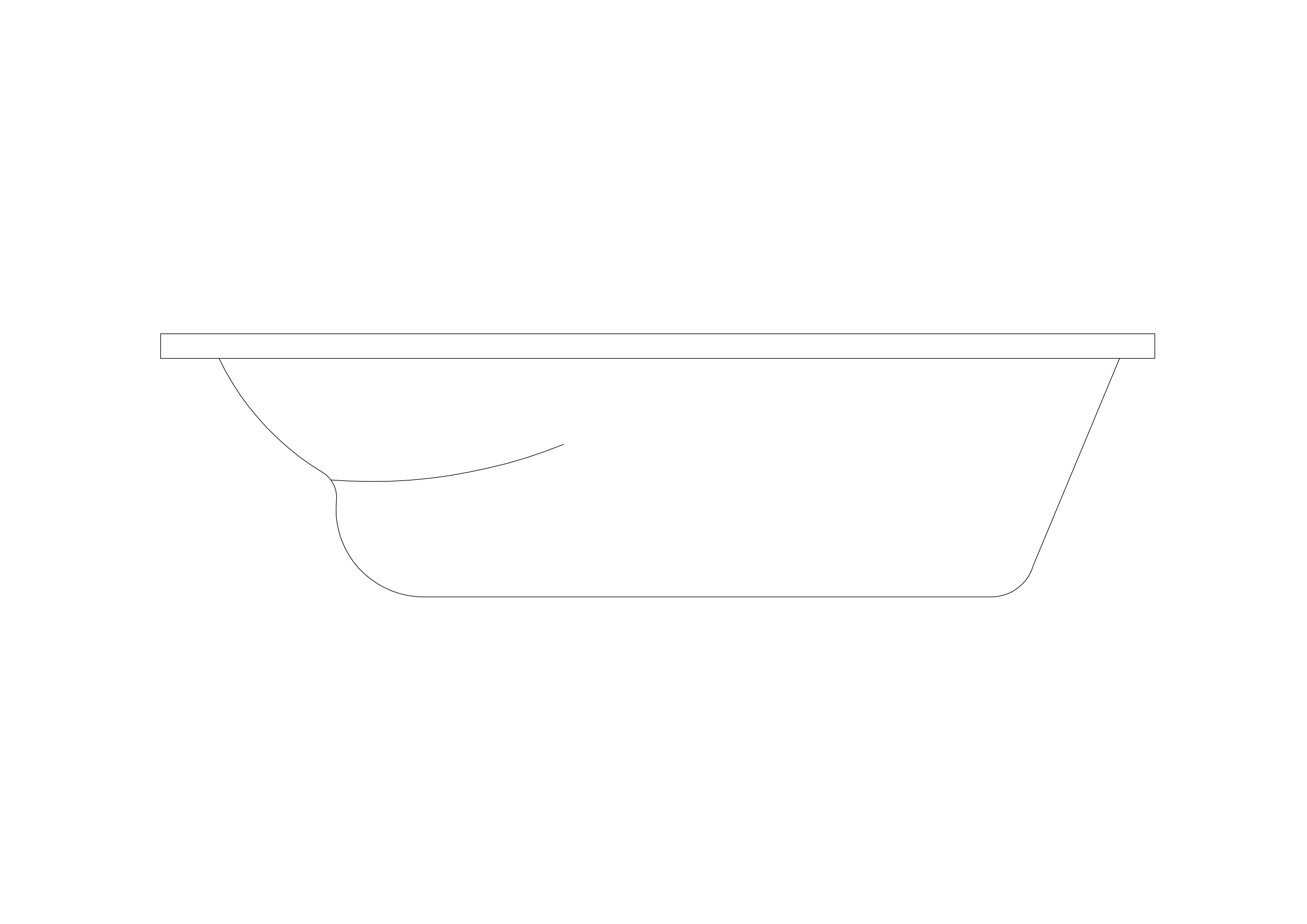 Free Bathtub Elevation CAD Block – DWG, DXF, PDF Format