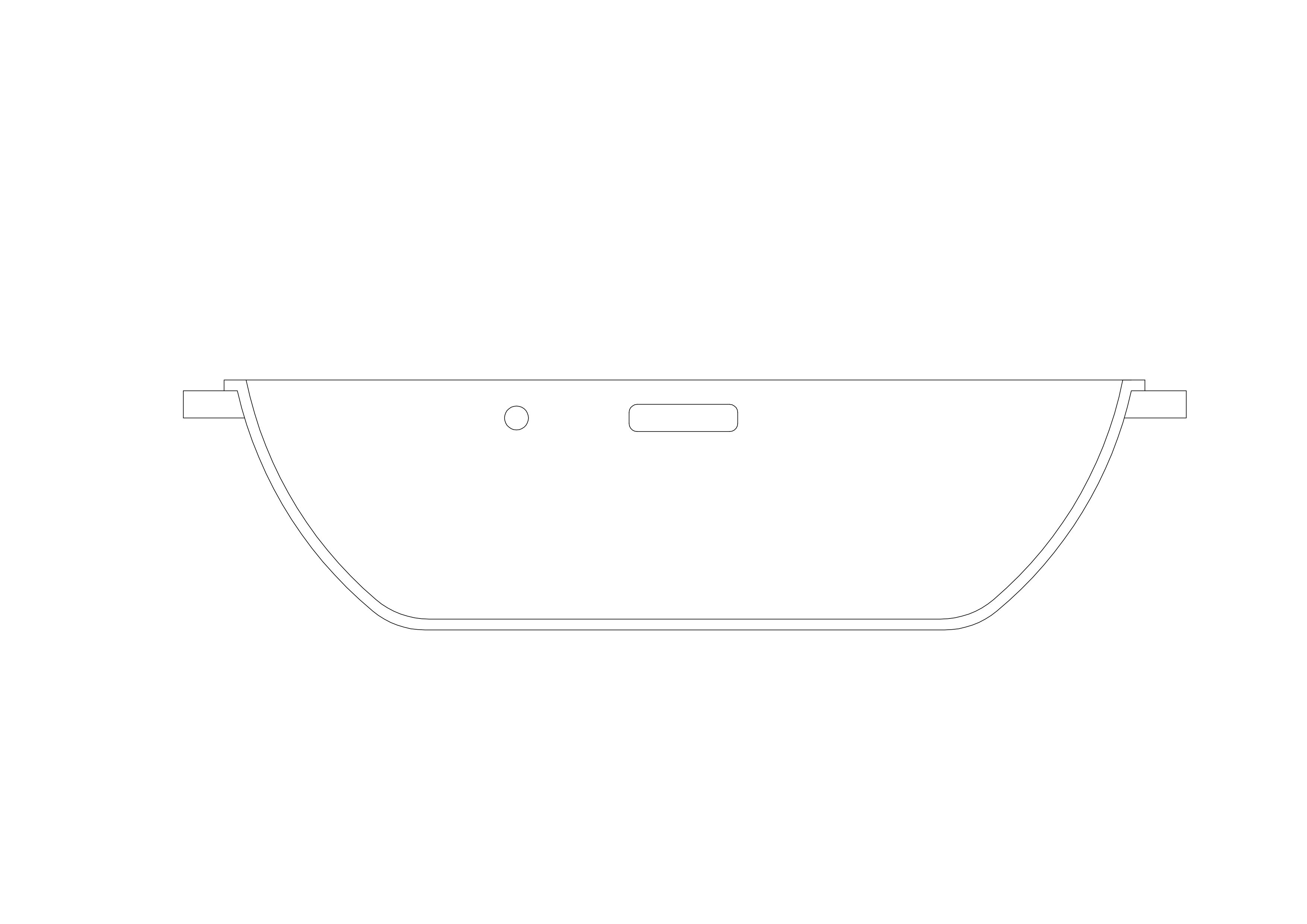 Free Bathtub Elevation CAD Block – DWG, DXF, PDF Format