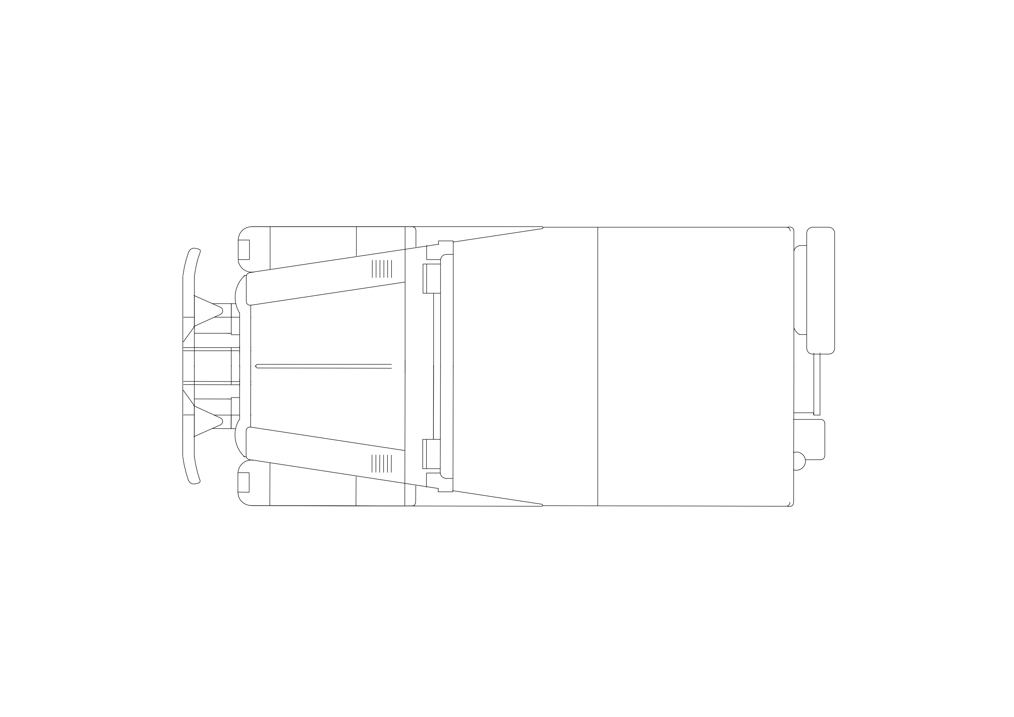 Free Car Top View CAD Block – DWG, DXF, PDF Format