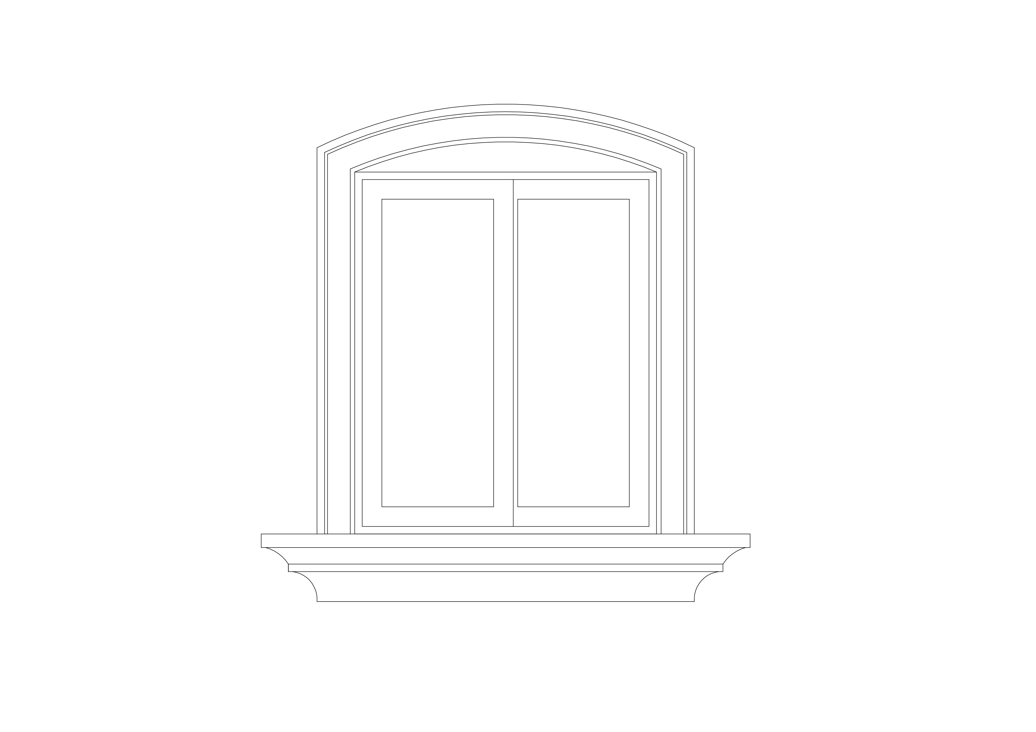 Free Window elevation CAD Block – DWG, DXF, PDF Format