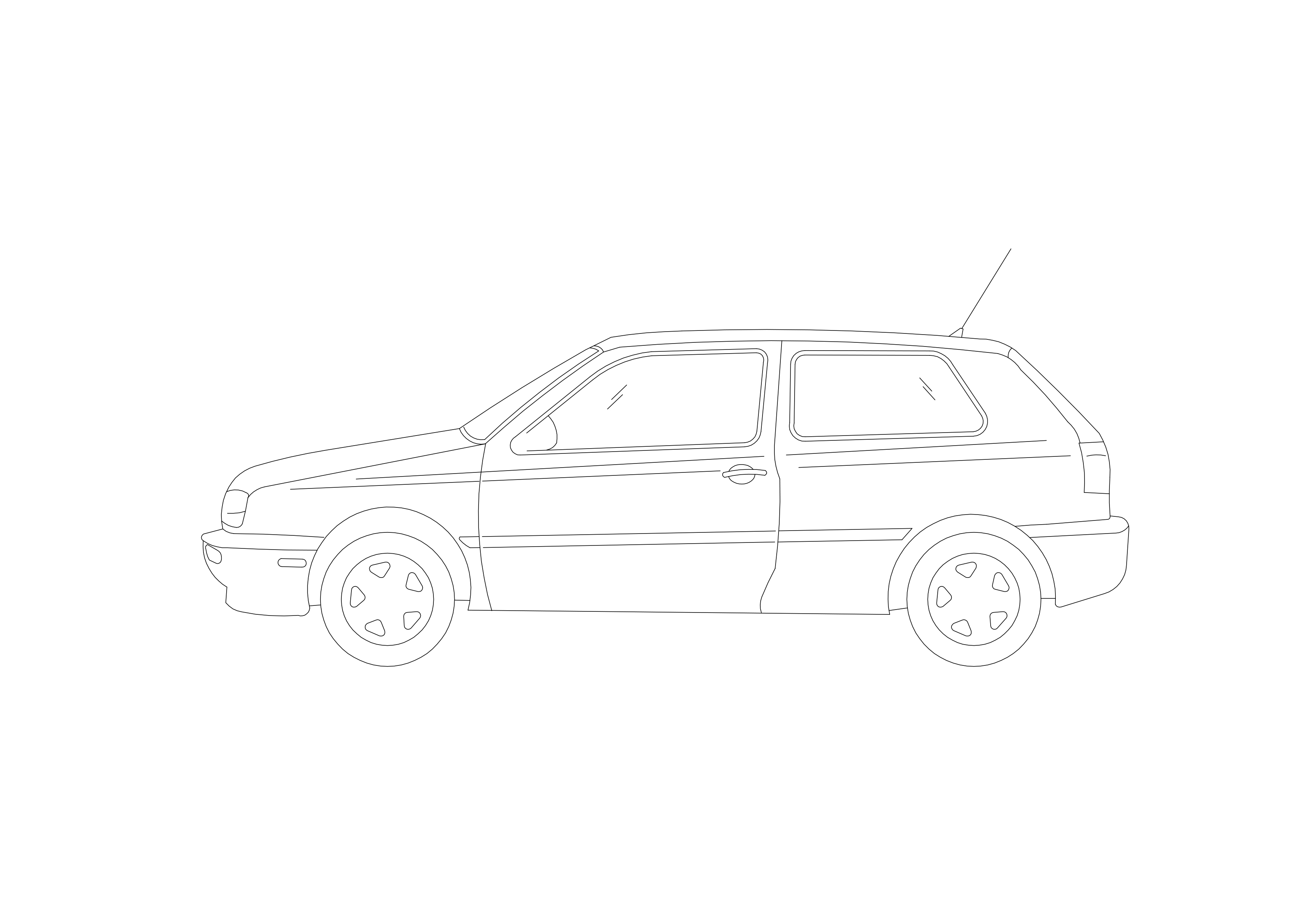 Free Car Elevation CAD Block – DWG, DXF, PDF Format