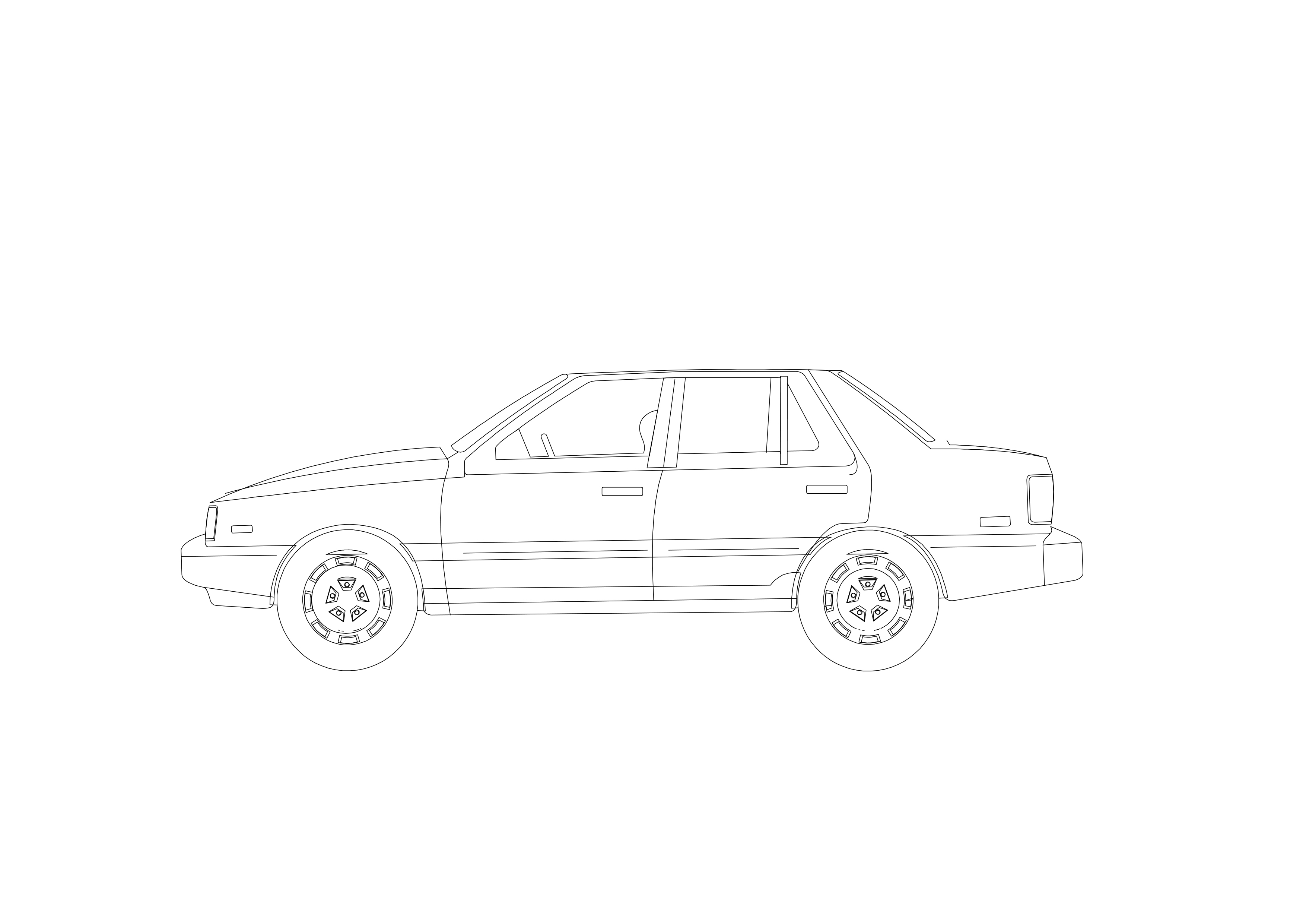 Free Car Elevation CAD Block – DWG, DXF, PDF Format