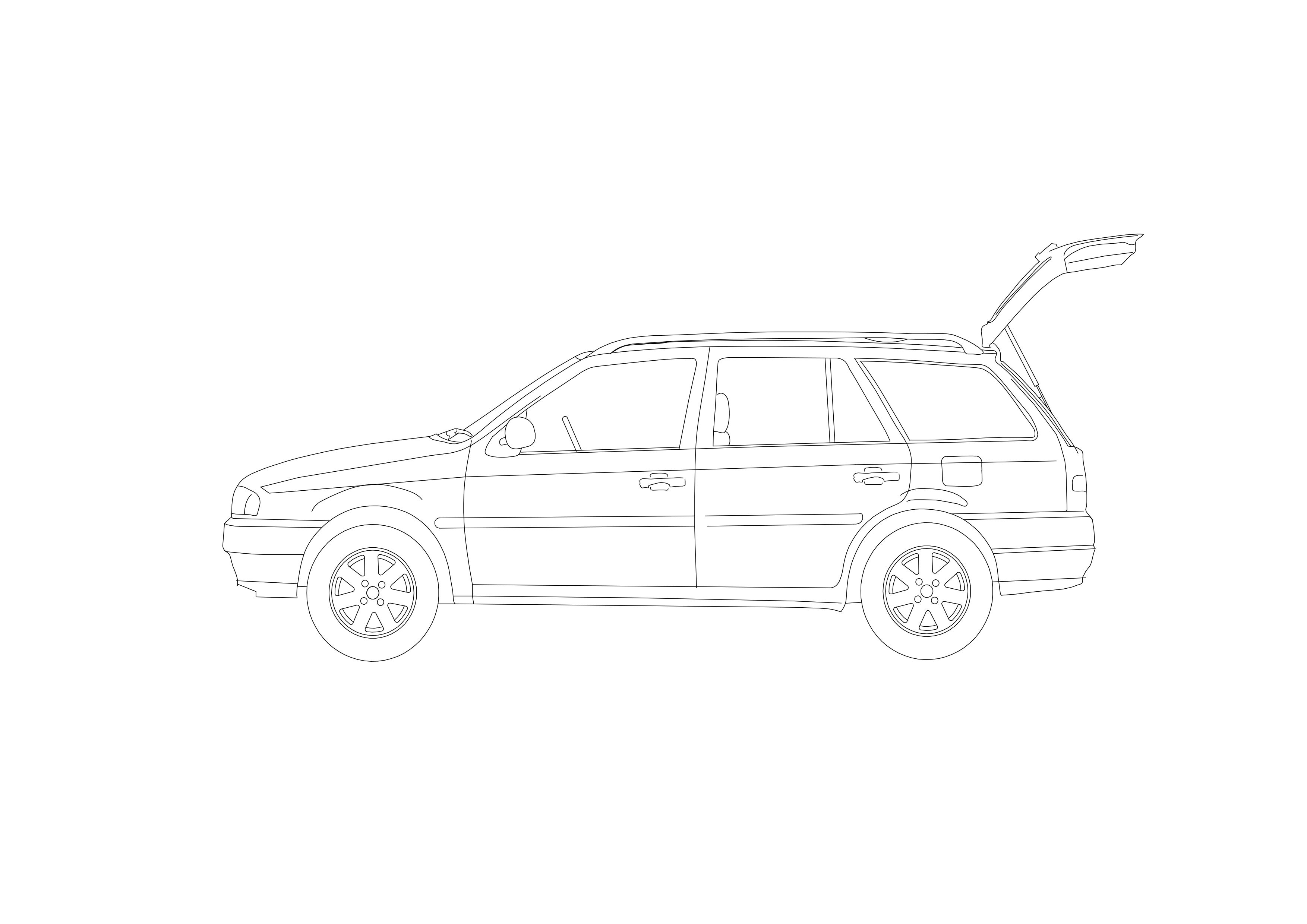 Free Car Elevation CAD Block – DWG, DXF, PDF Format