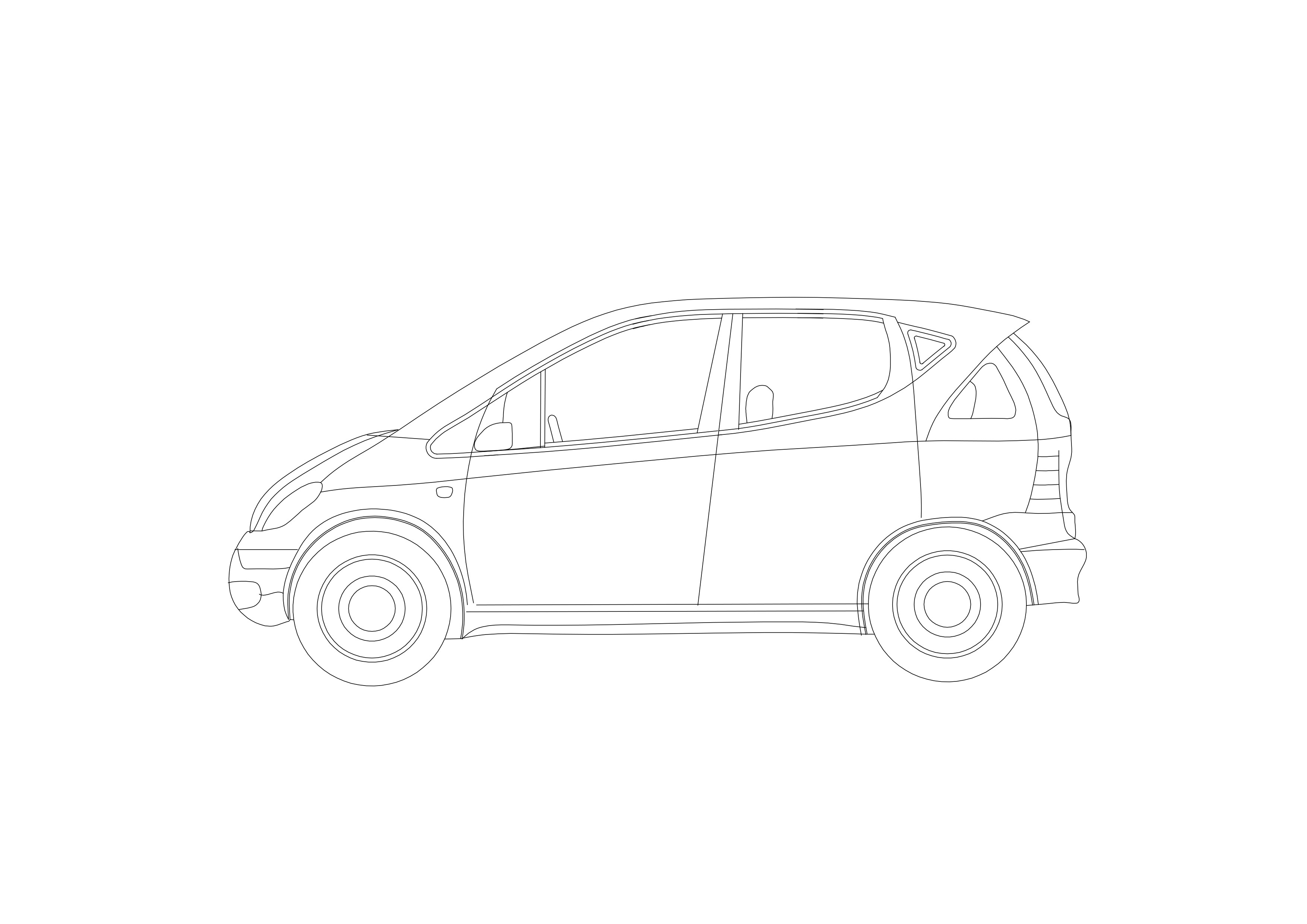 Free Car Elevation CAD Block – DWG, DXF, PDF Format