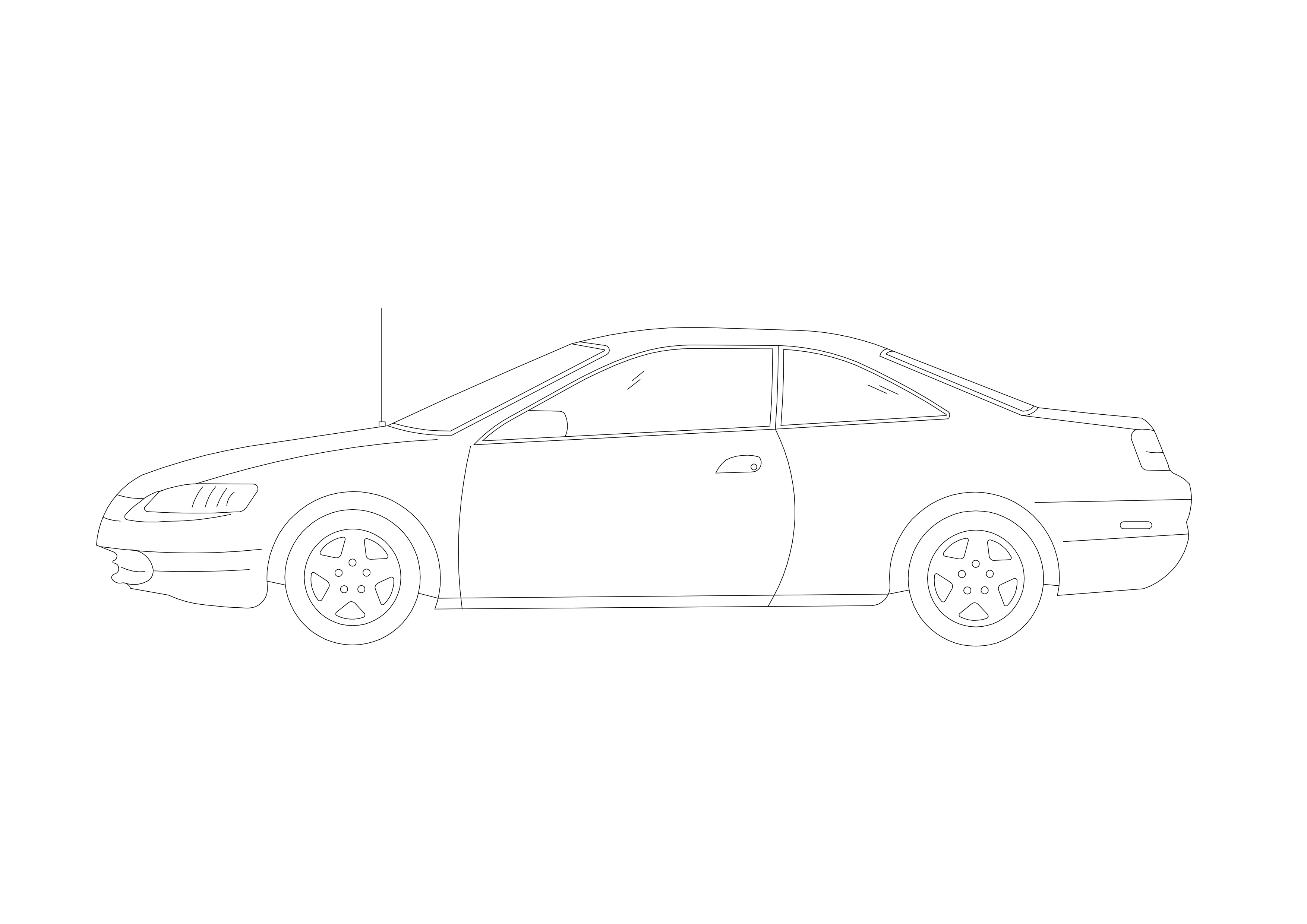 Free Car Elevation CAD Block – DWG, DXF, PDF Format