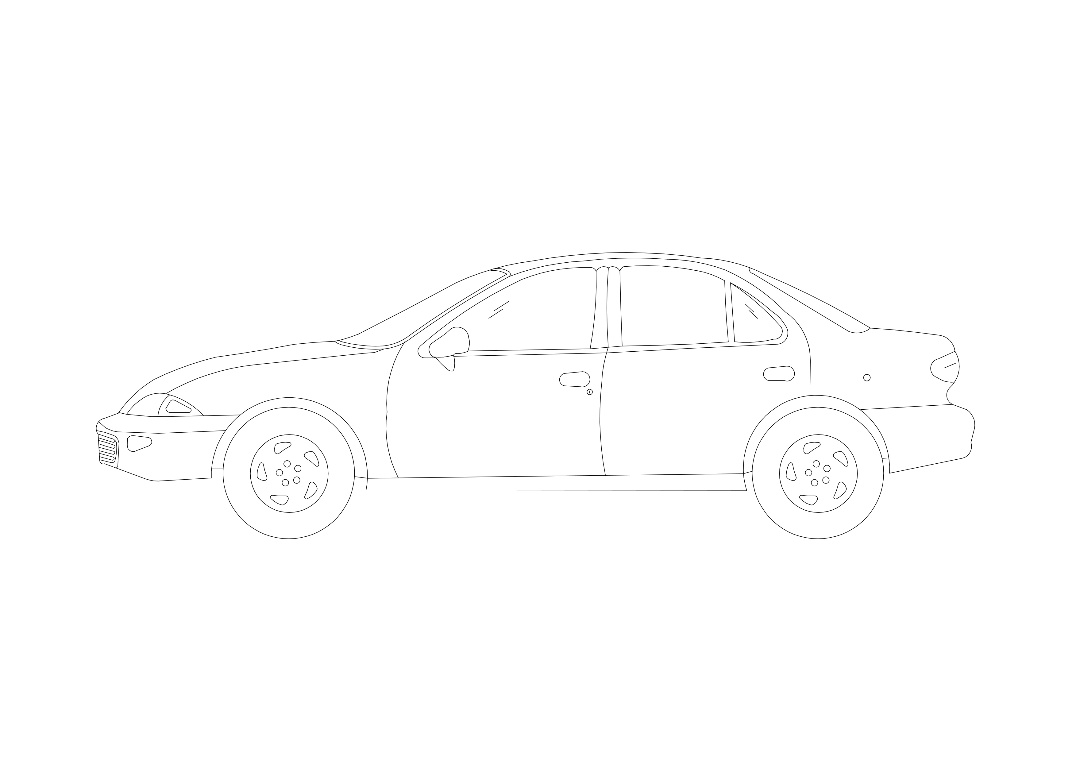 Free Car Elevation CAD Block – DWG, DXF, PDF Format