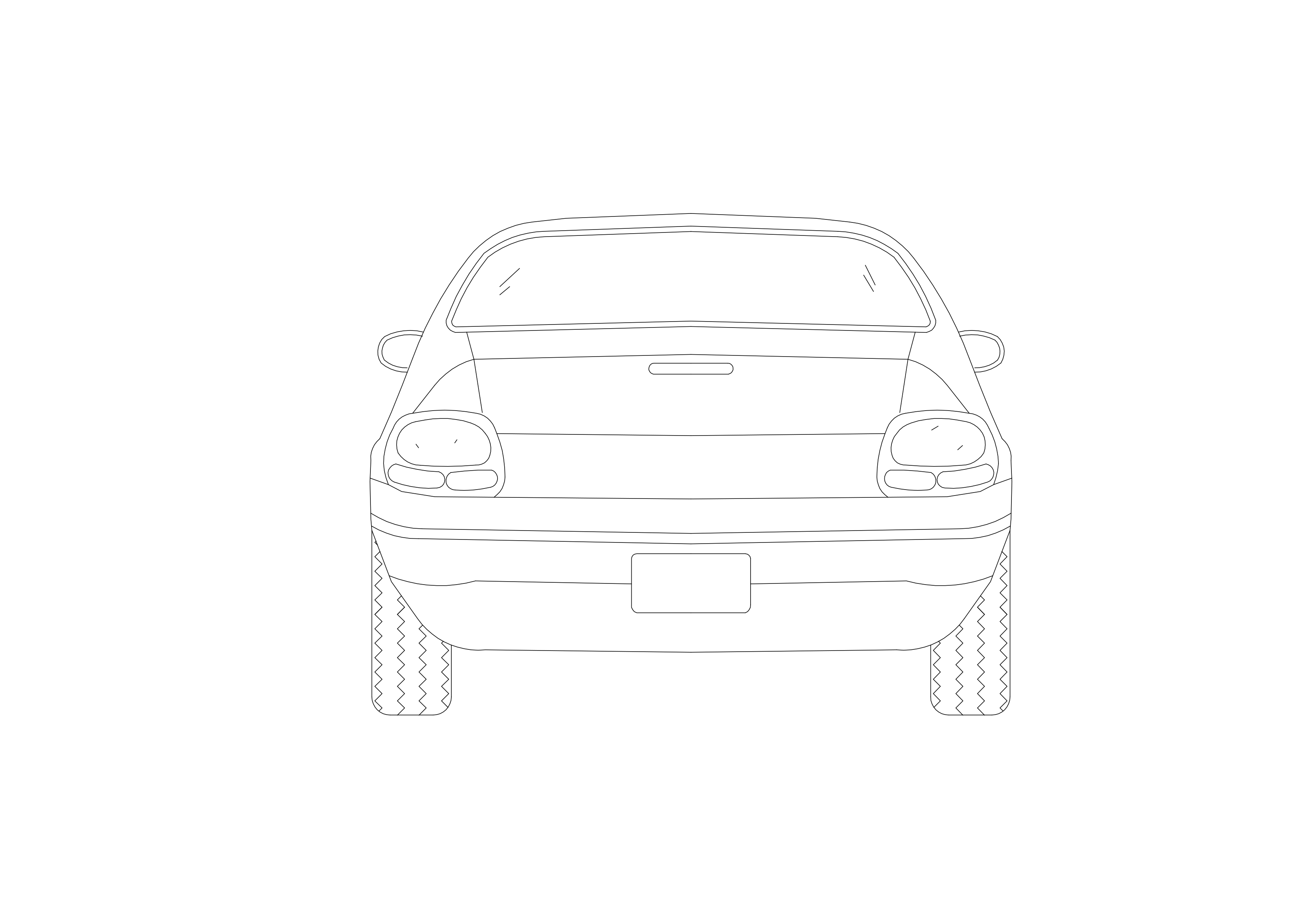Free Car Elevation CAD Block – DWG, DXF, PDF Format