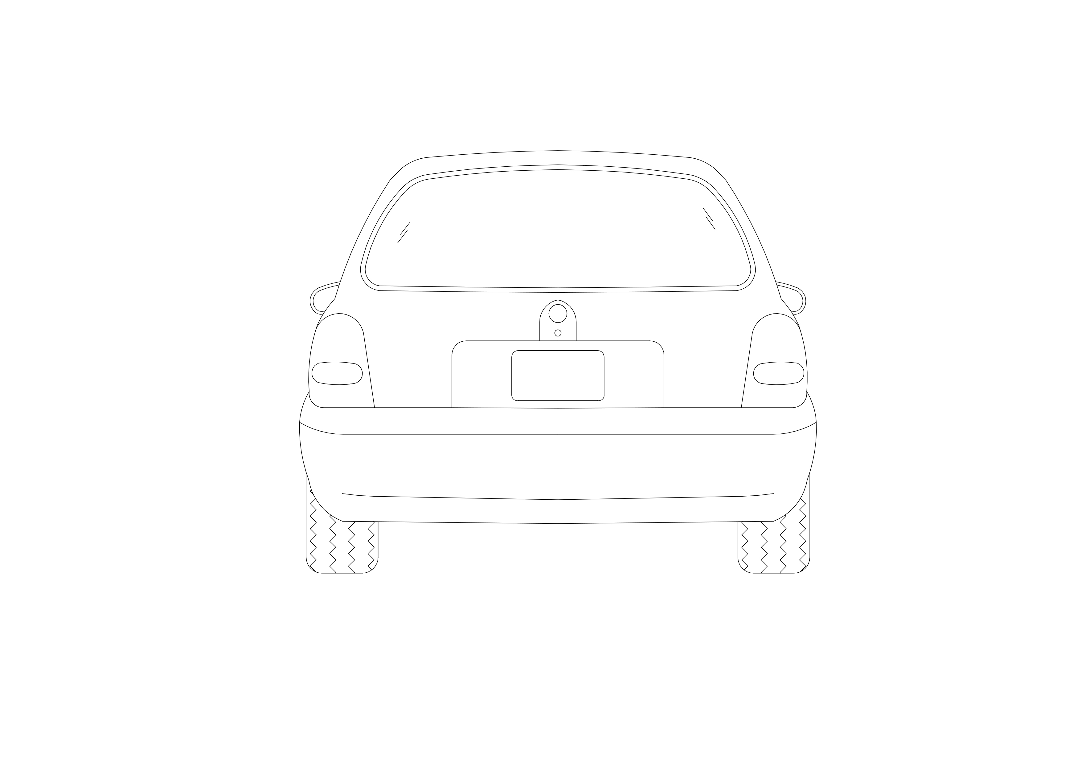 Free Car Elevation CAD Block – DWG, DXF, PDF Format