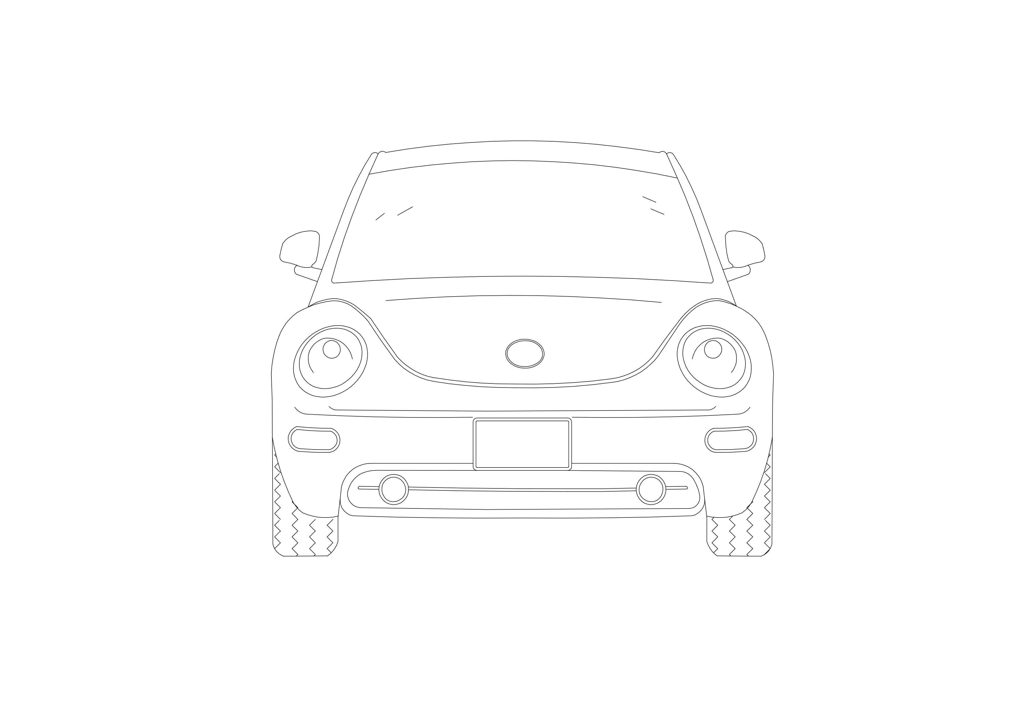 Free Car Elevation CAD Block – DWG, DXF, PDF Format