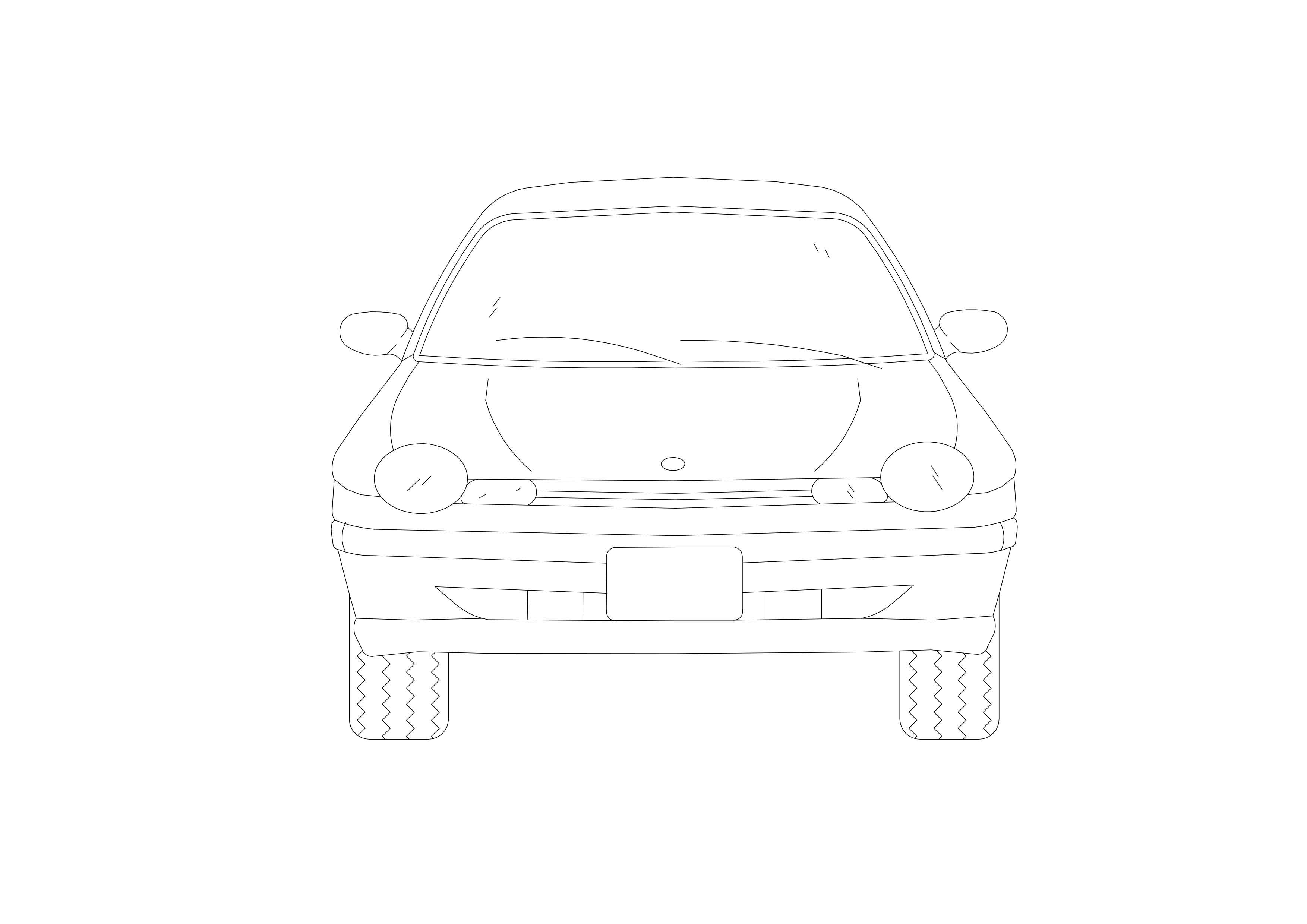 Free Car Elevation CAD Block – DWG, DXF, PDF Format