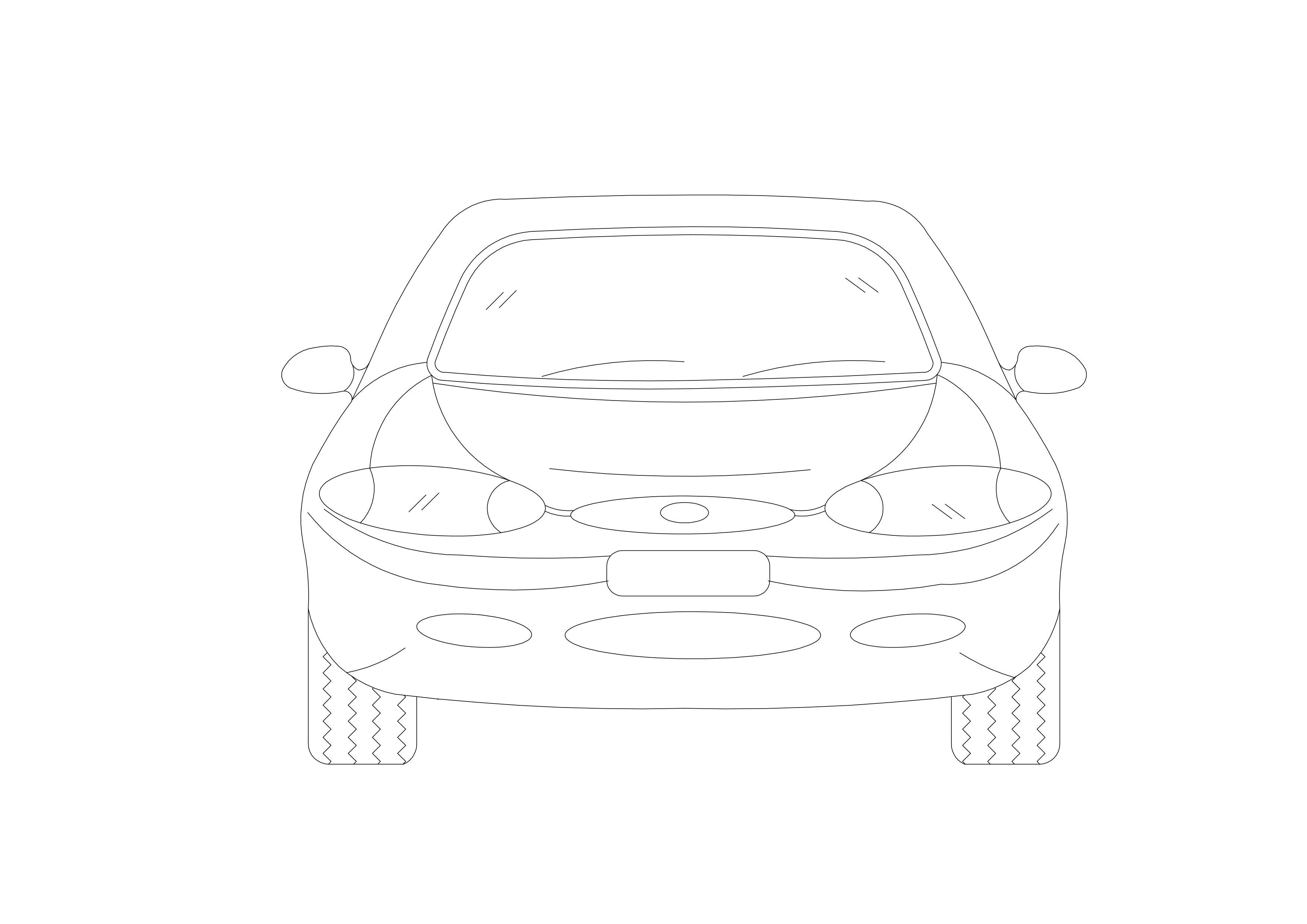 Free Car Elevation CAD Block – DWG, DXF, PDF Format