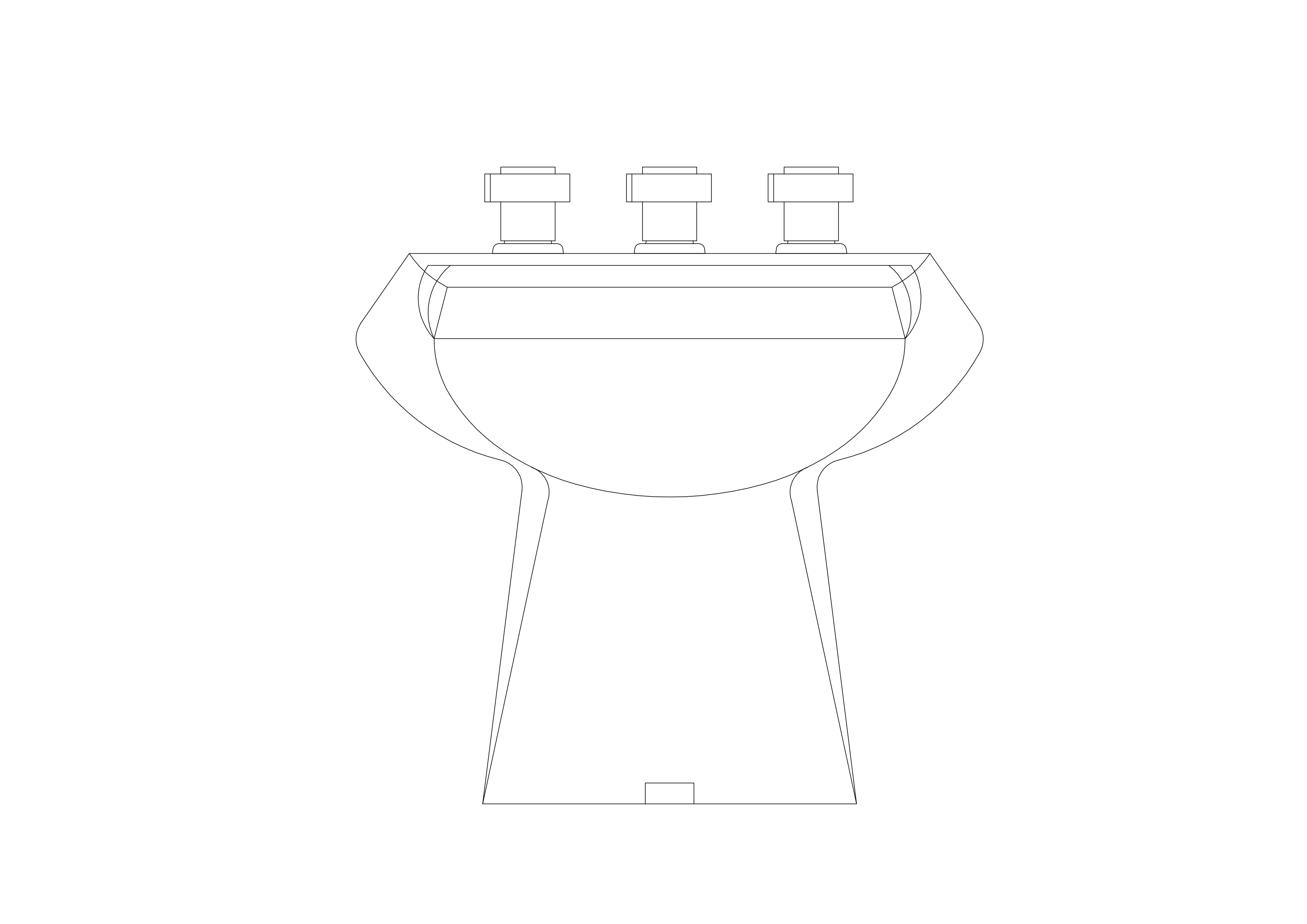 Free Bidet Elevation CAD Block – DWG, DXF, PDF Format
