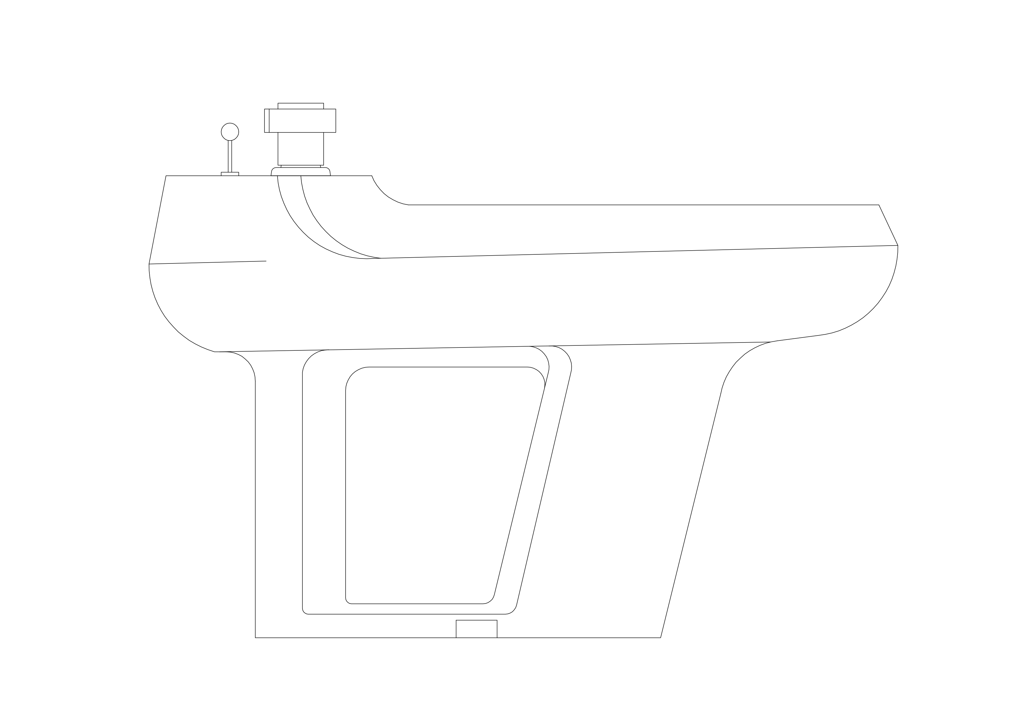 Free Bidet Elevation CAD Block – DWG, DXF, PDF Format