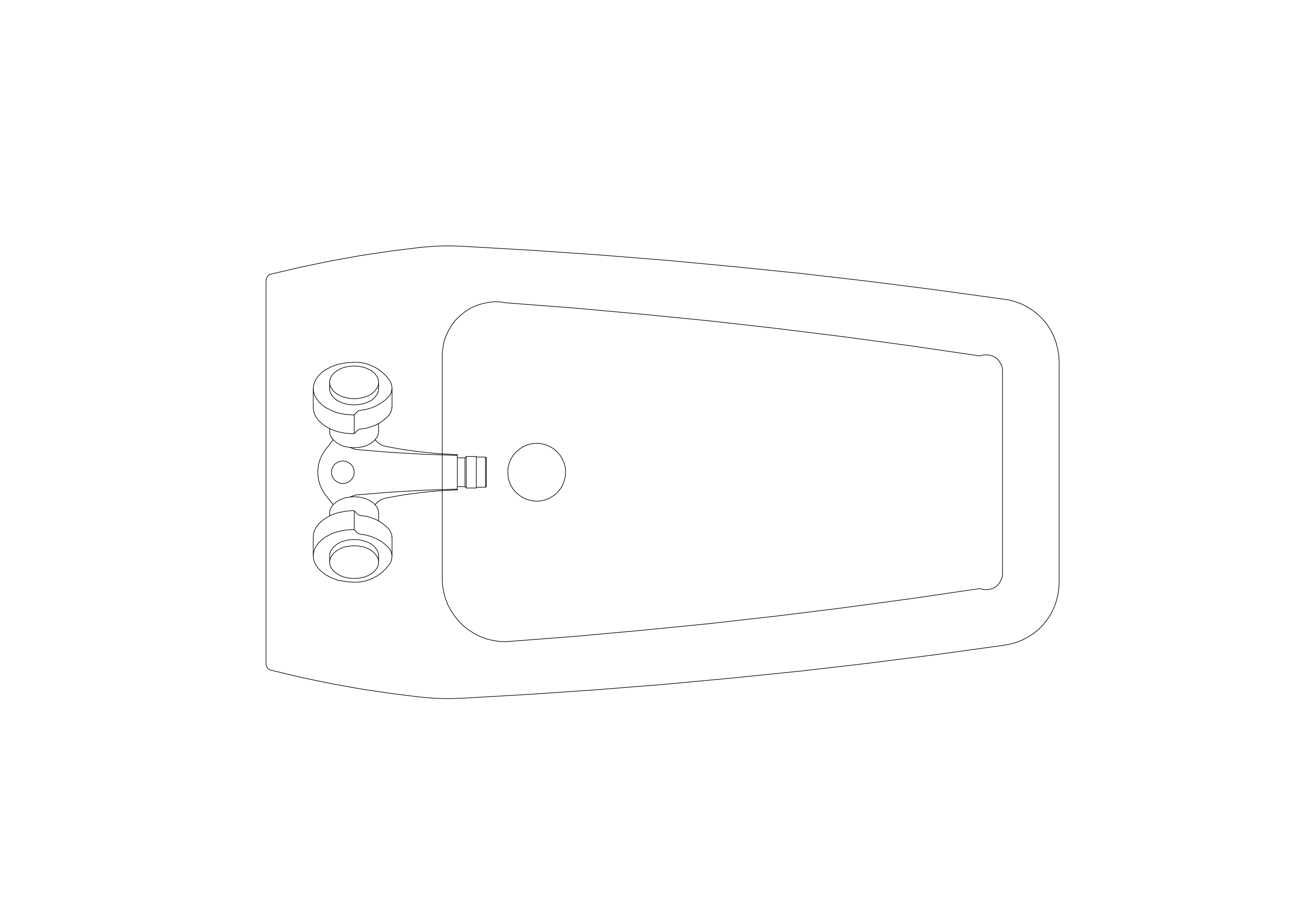 Free Bidet Top View CAD Block – DWG, DXF, PDF Format