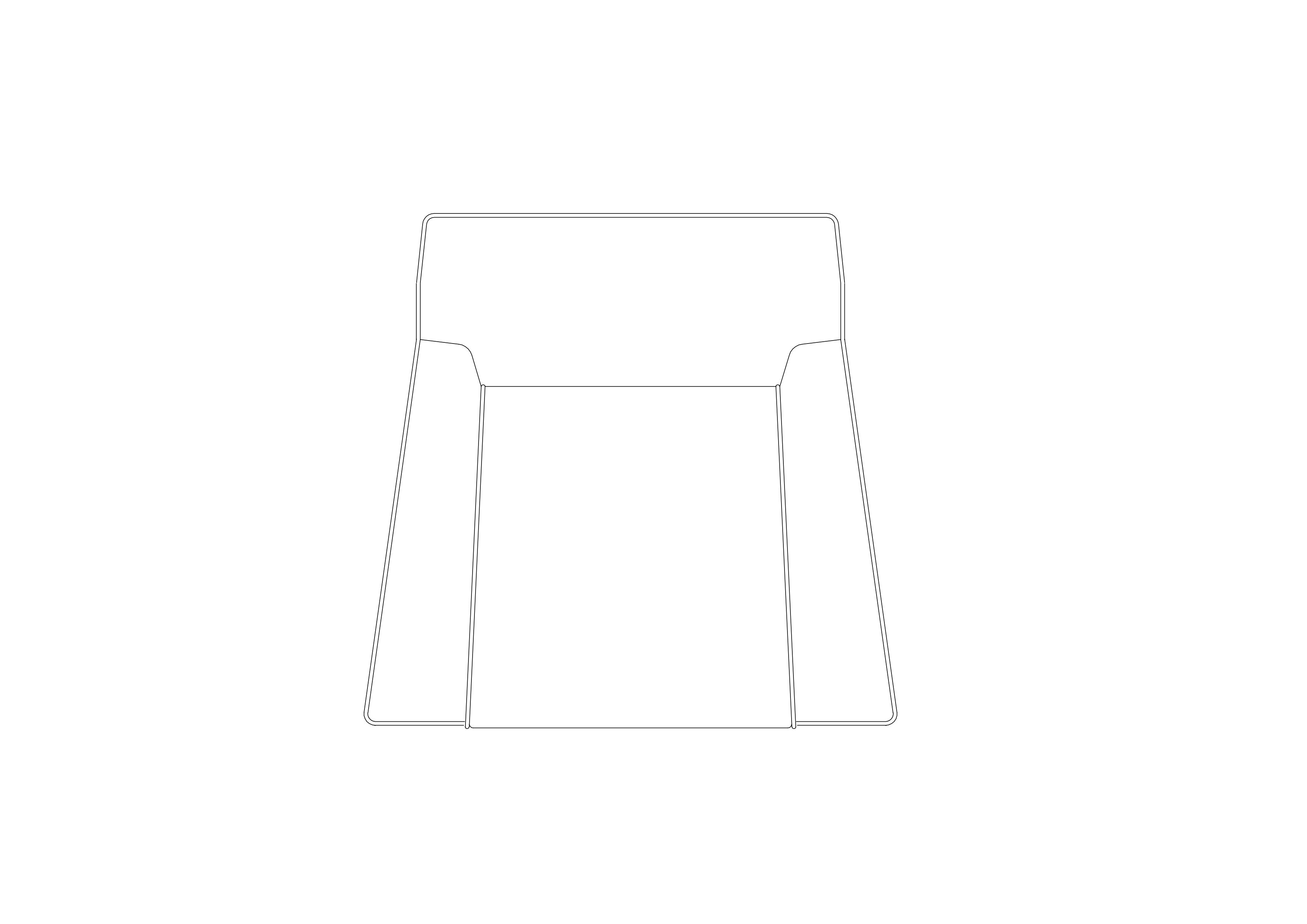 Free Chair top view CAD Block – DWG, DXF, PDF Format