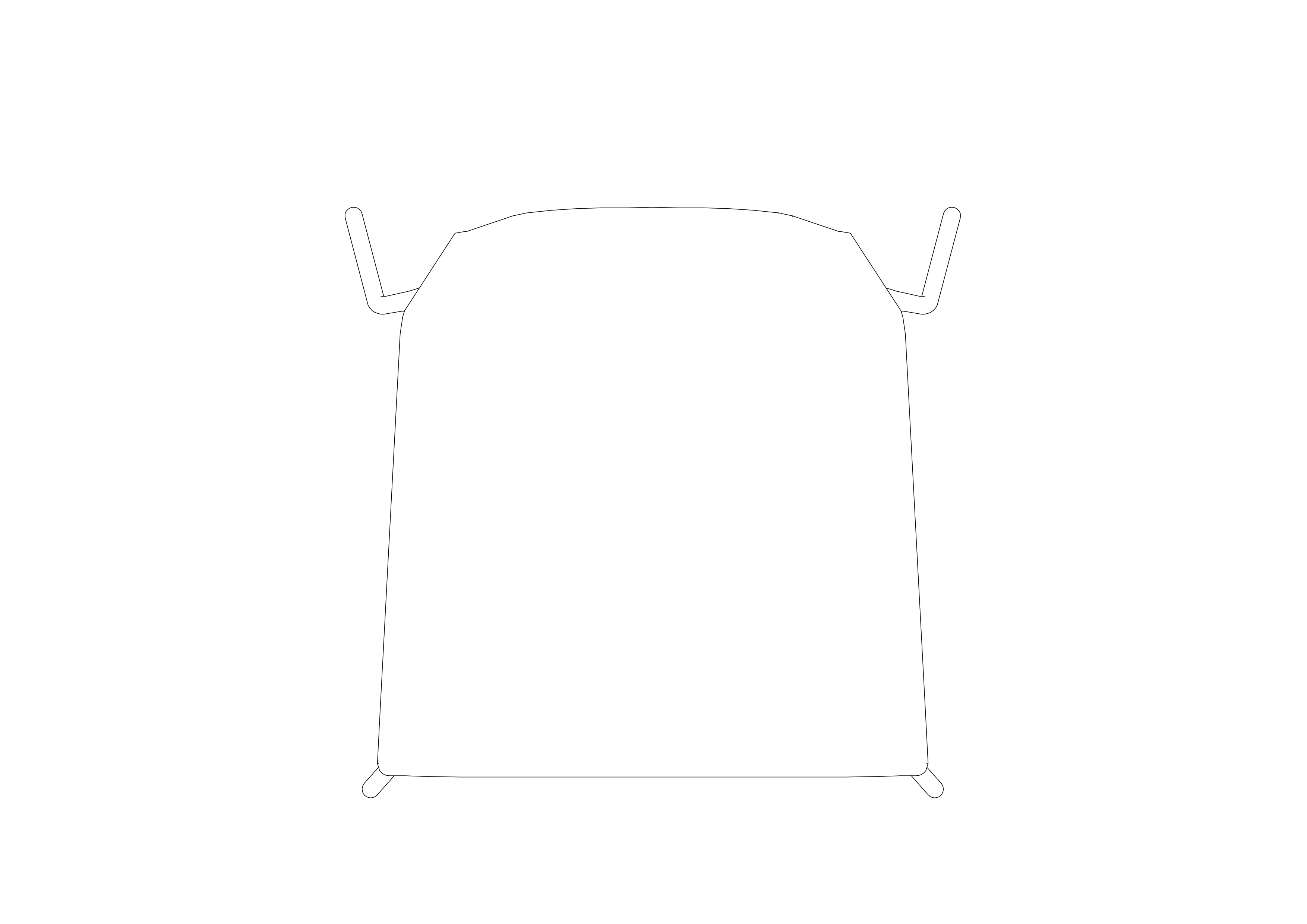 Free Chair top view CAD Block – DWG, DXF, PDF Format