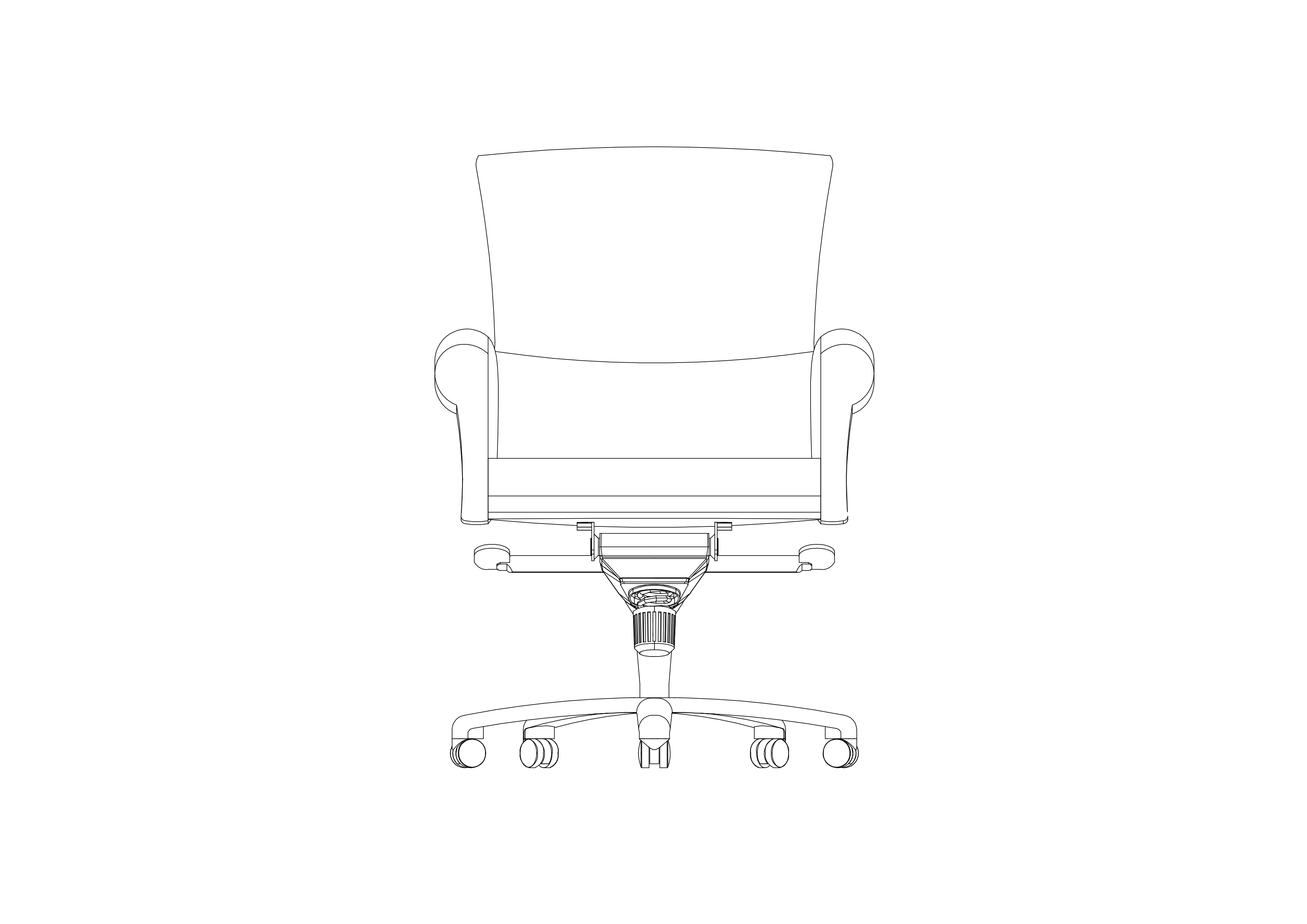 Free Chair Elevation CAD Block – DWG, DXF, PDF Format