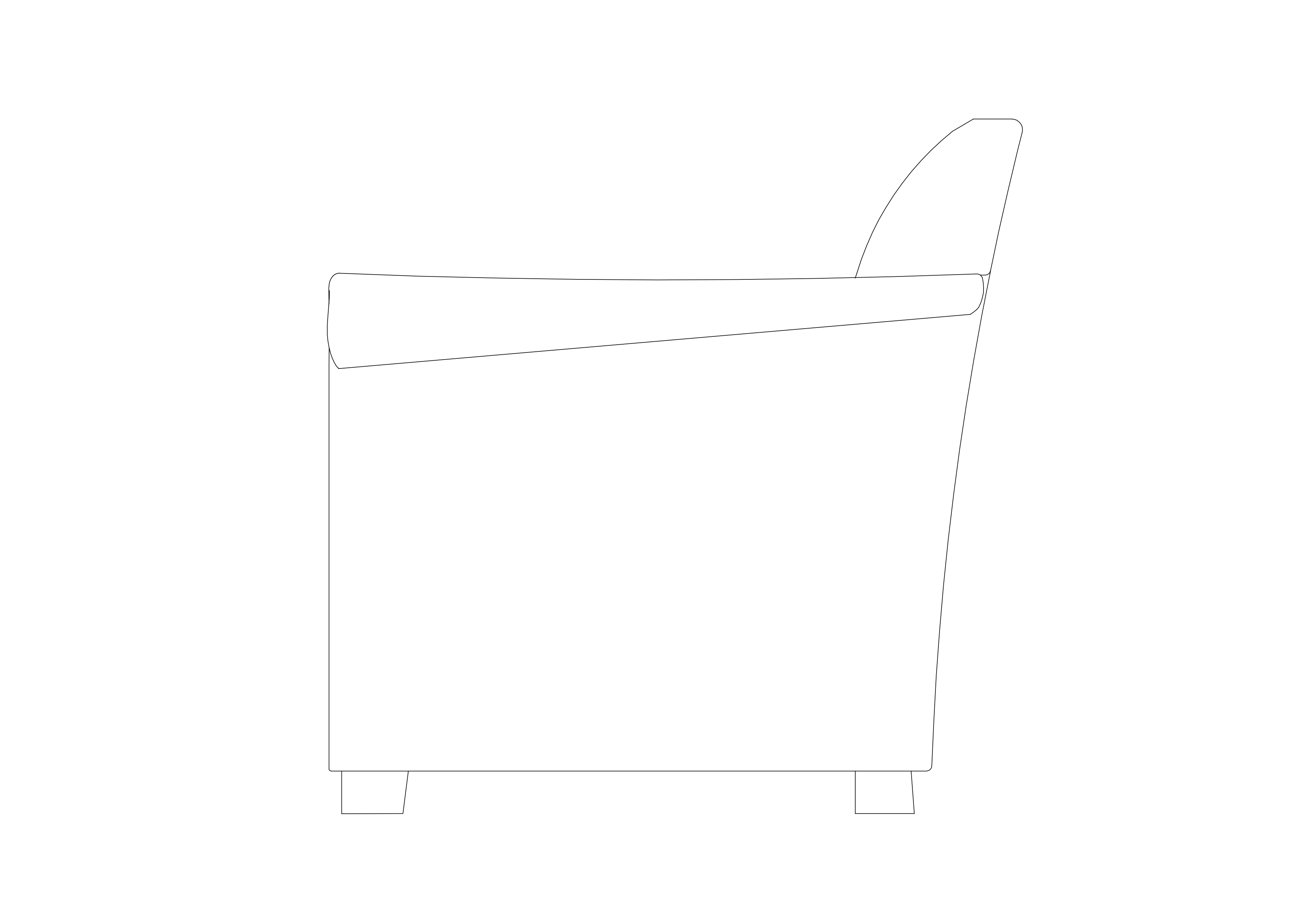 Free Chair Elevation CAD Block – DWG, DXF, PDF Format