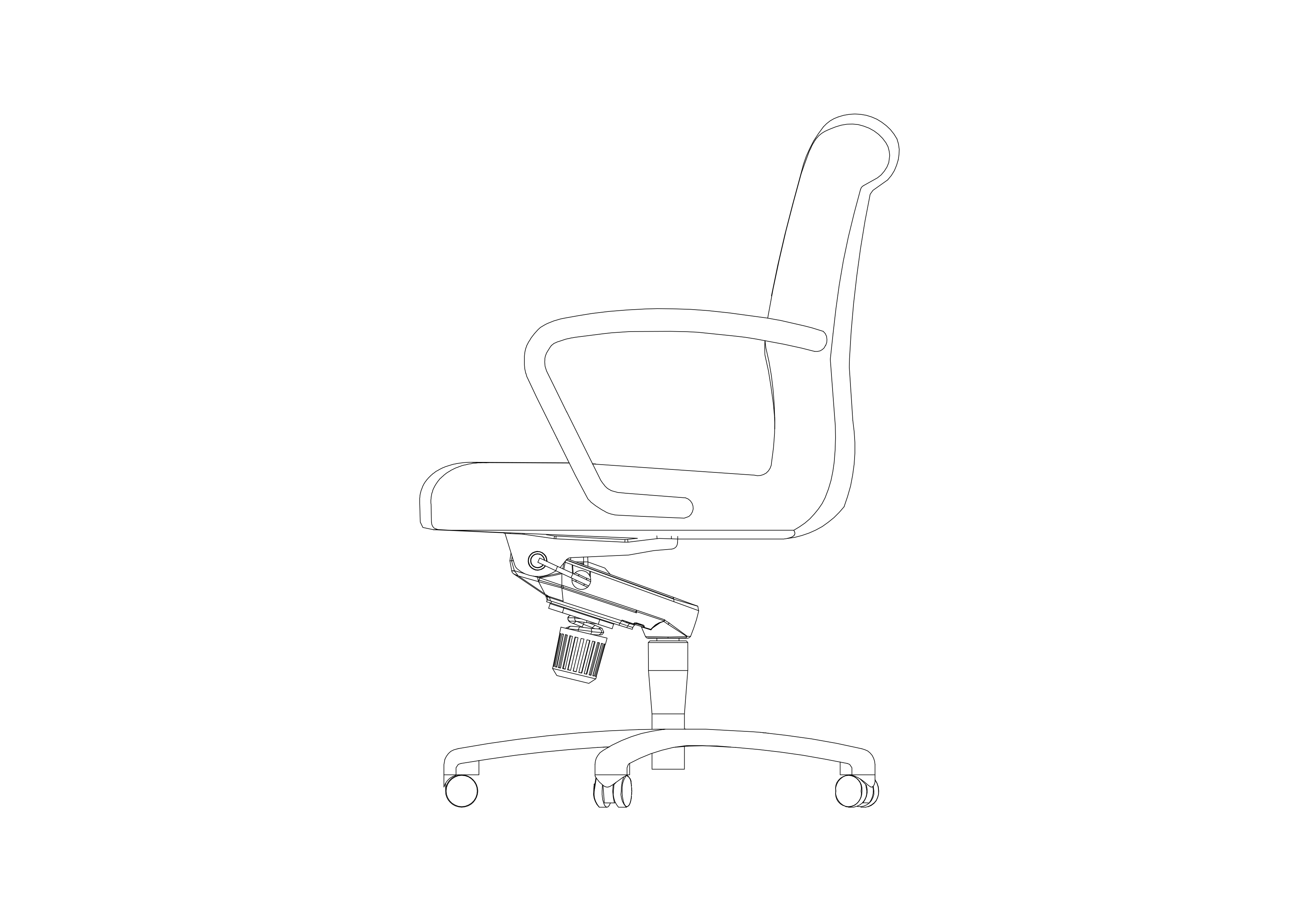 Free Chair Elevation CAD Block – DWG, DXF, PDF Format