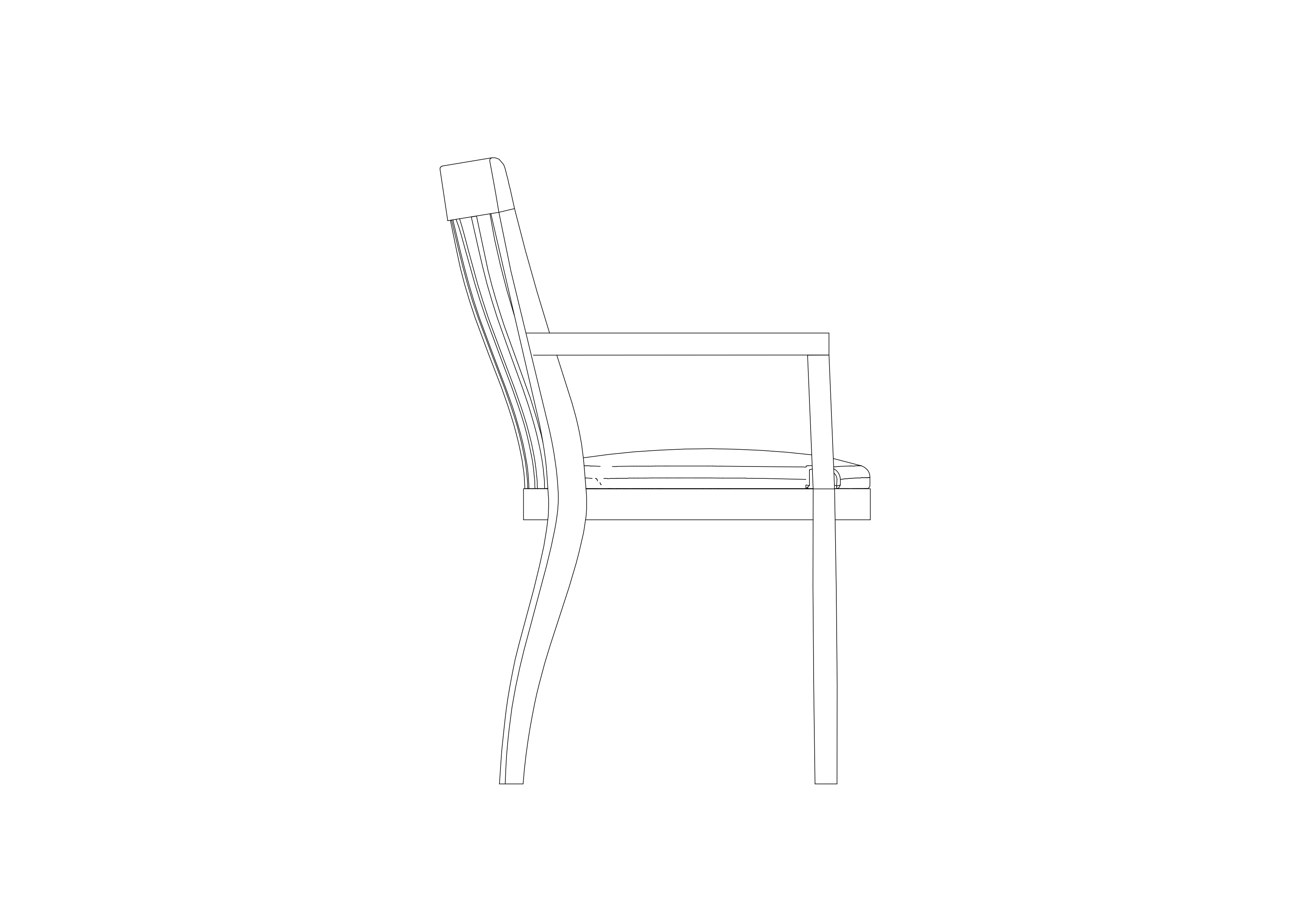 Free Chair Elevation CAD Block – DWG, DXF, PDF Format
