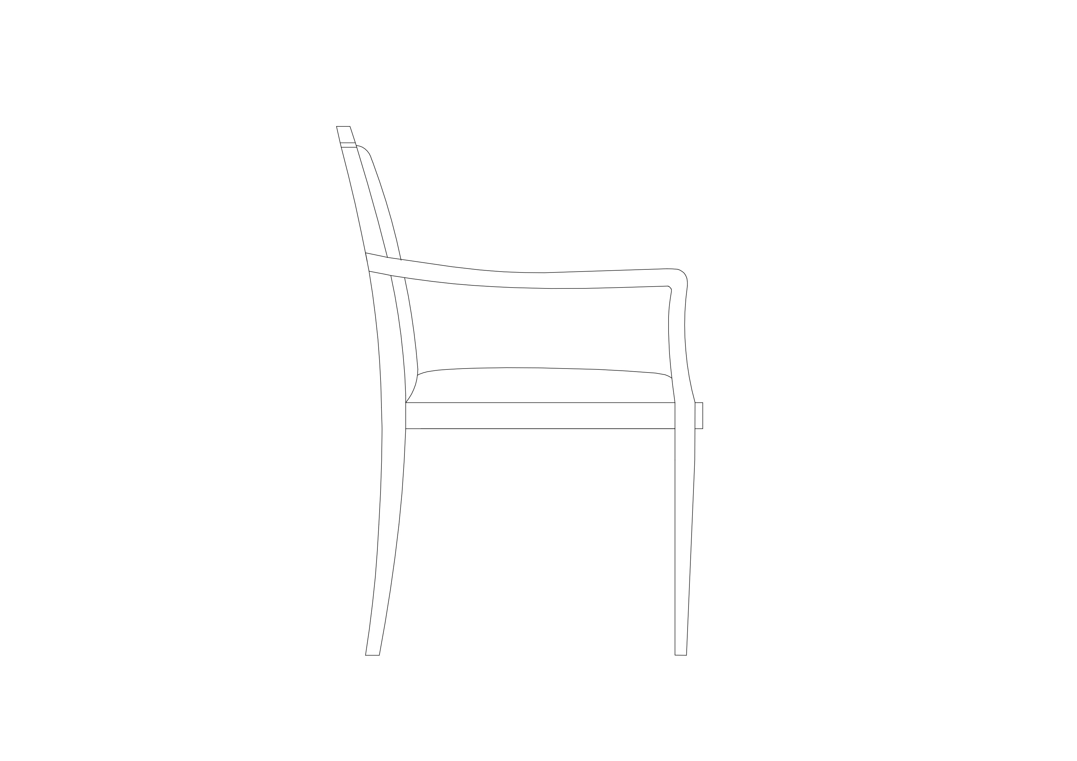Free Chair Elevation CAD Block – DWG, DXF, PDF Format