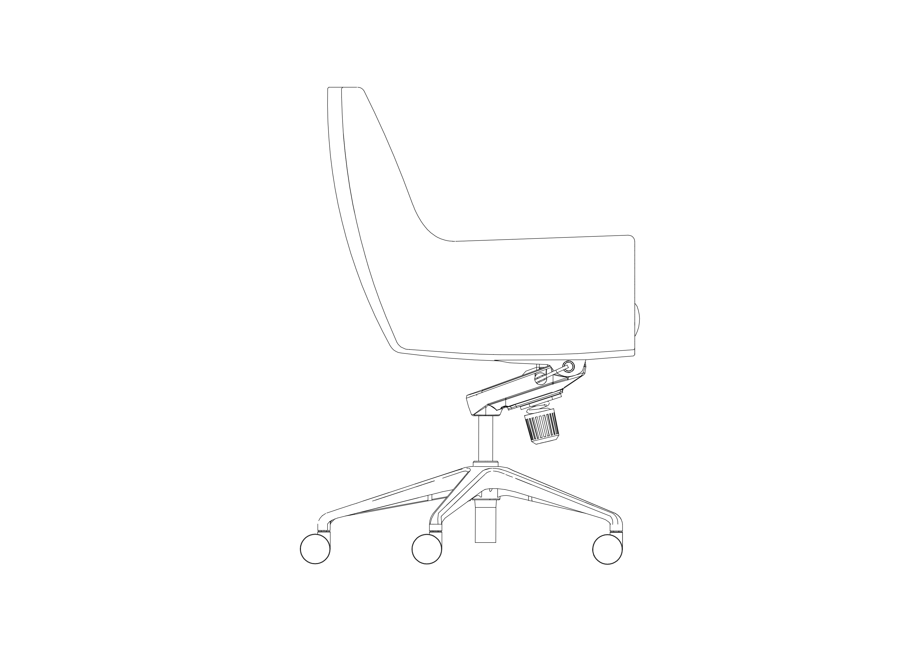 Free Chair Elevation CAD Block – DWG, DXF, PDF Format
