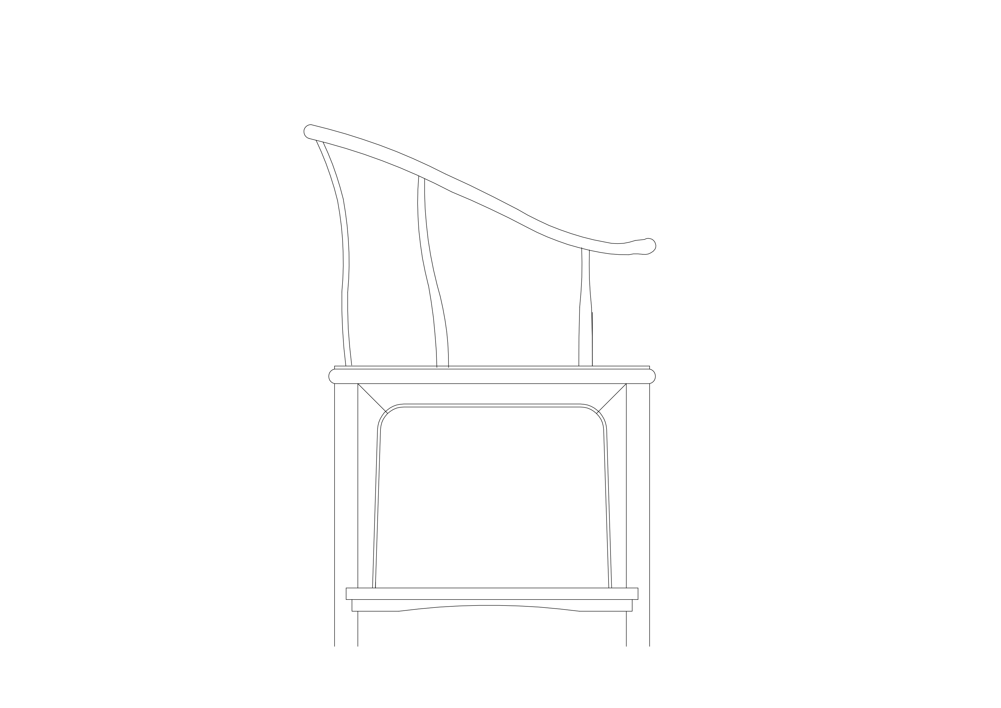 Free Chair Elevation CAD Block – DWG, DXF, PDF Format