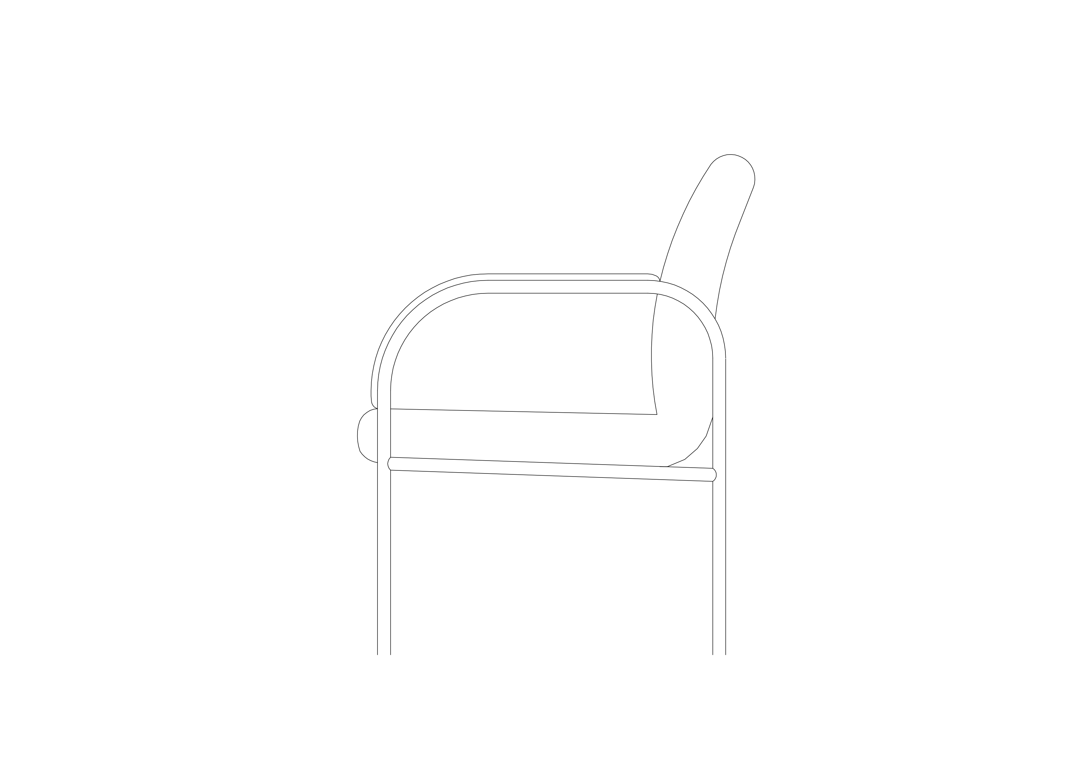 Free Chair Elevation CAD Block – DWG, DXF, PDF Format
