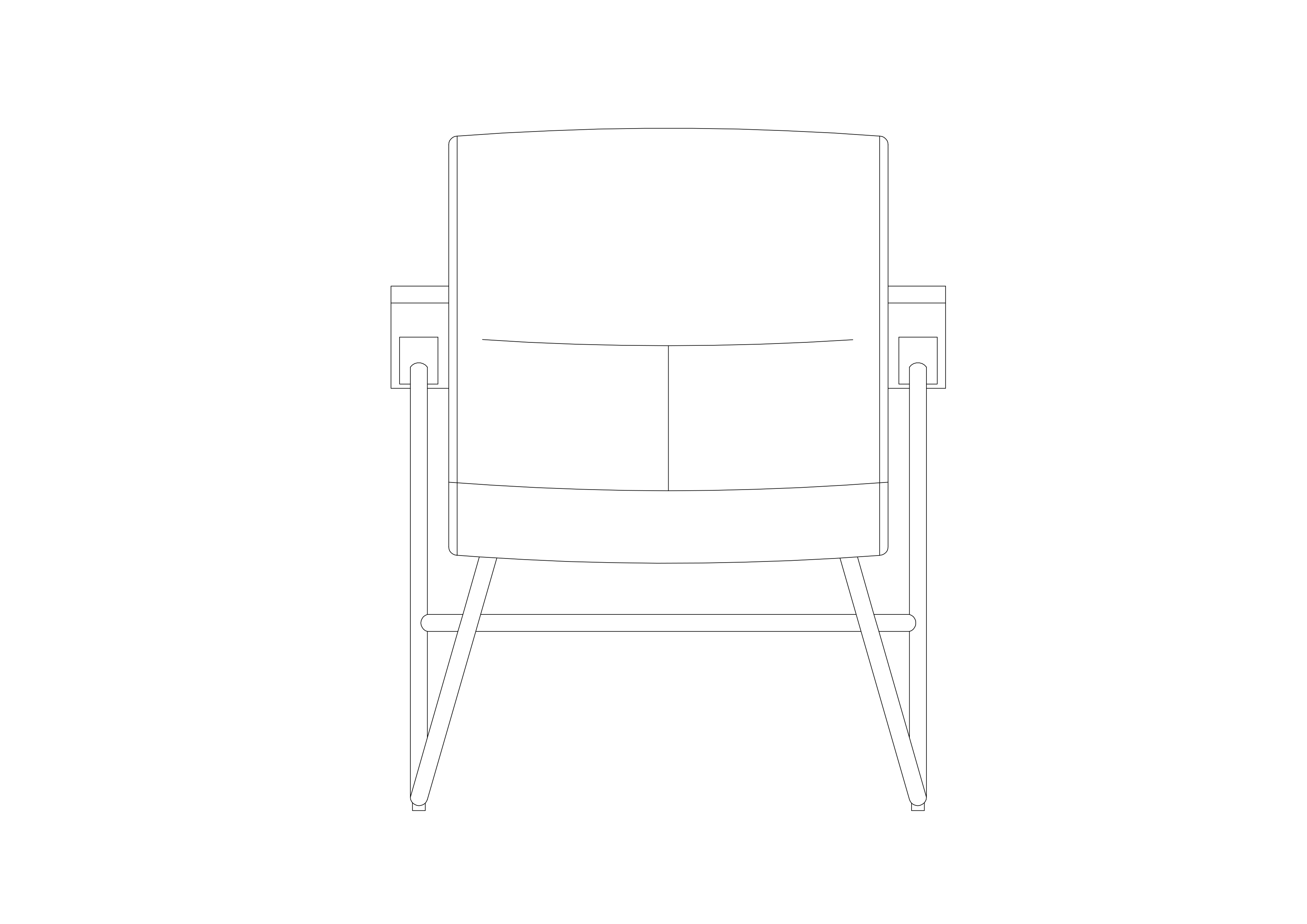 Free Chair Elevation CAD Block – DWG, DXF, PDF Format