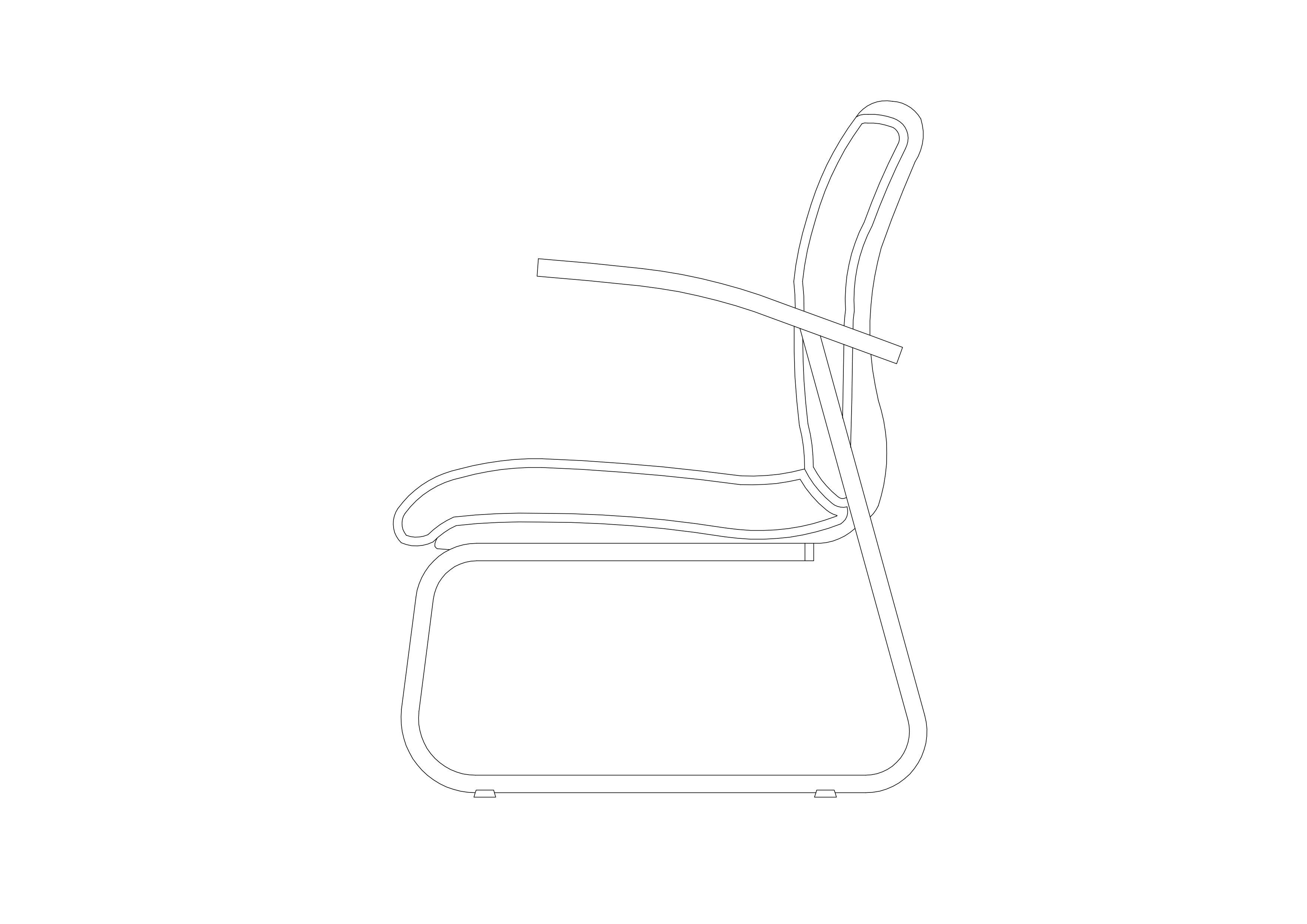 Free Chair Elevation CAD Block – DWG, DXF, PDF Format