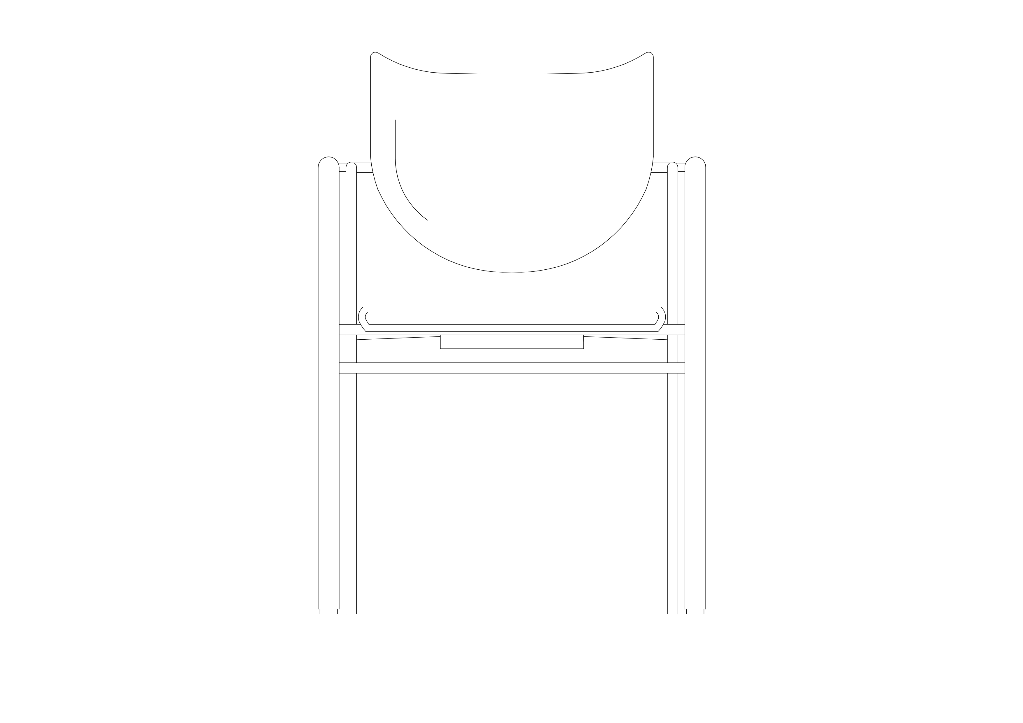 Free Chair Elevation CAD Block – DWG, DXF, PDF Format