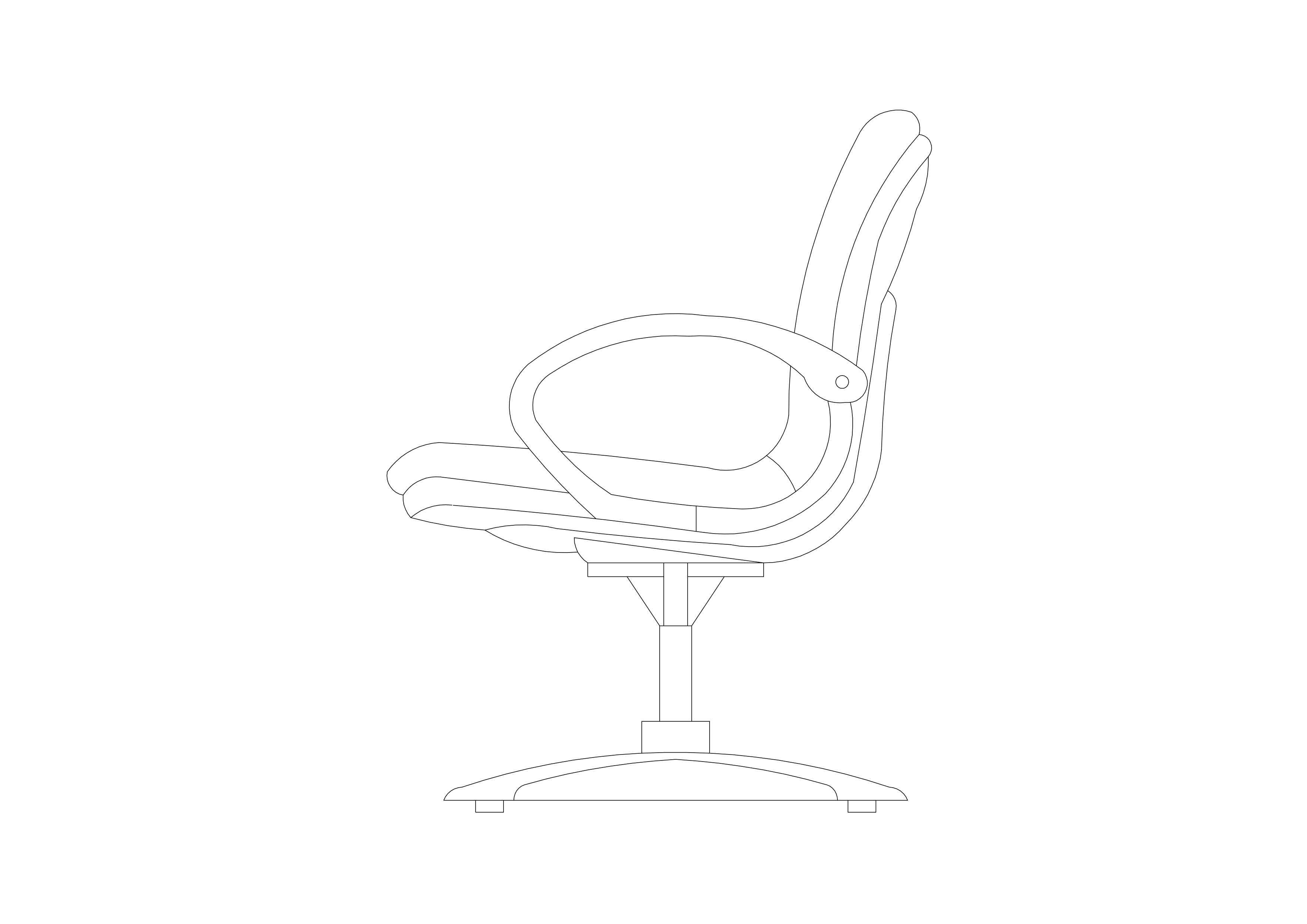 Free Chair Elevation CAD Block – DWG, DXF, PDF Format