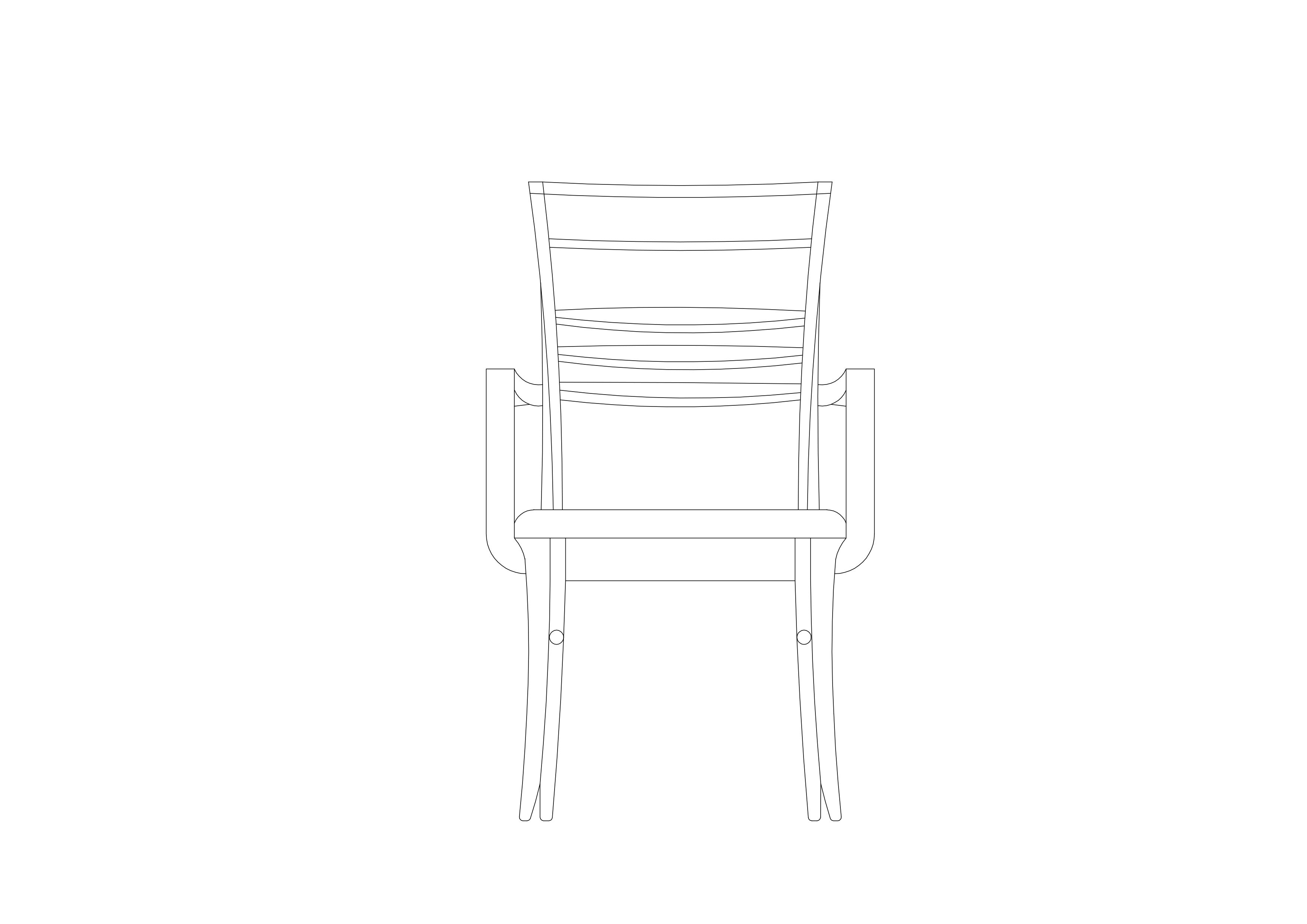 Free Chair Elevation CAD Block – DWG, DXF, PDF Format