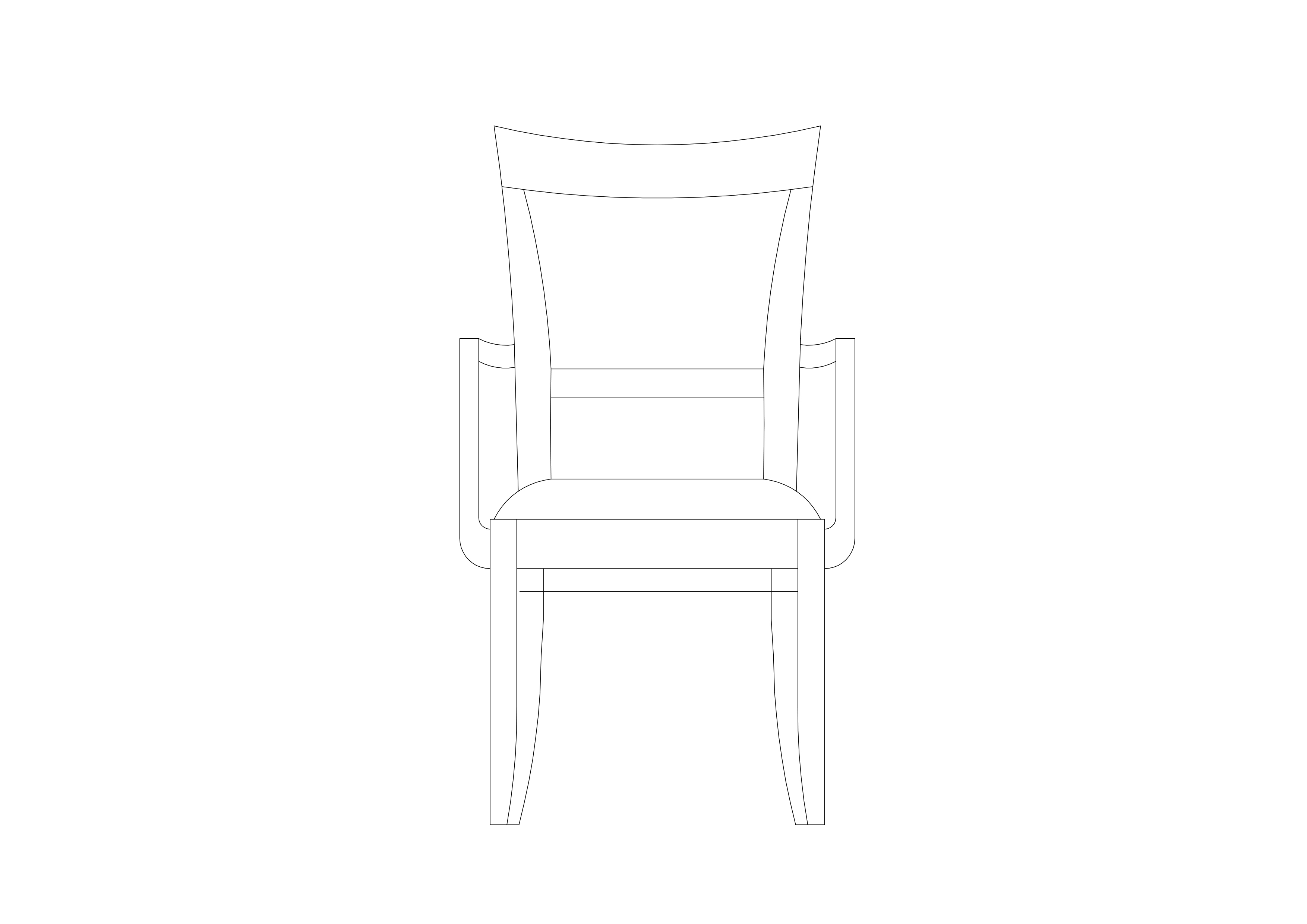 Free Chair Elevation CAD Block – DWG, DXF, PDF Format