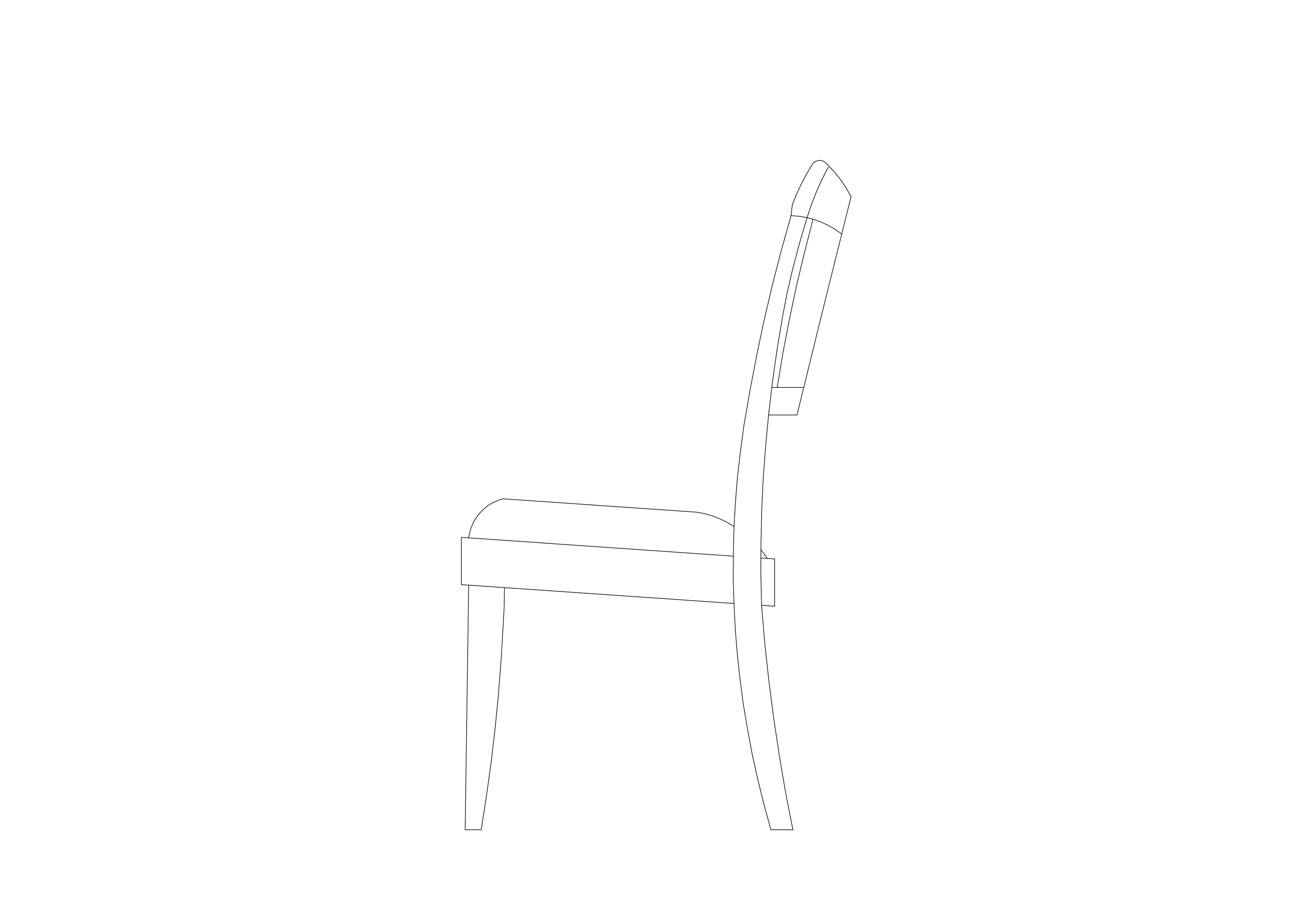 Free Chair Elevation CAD Block – DWG, DXF, PDF Format