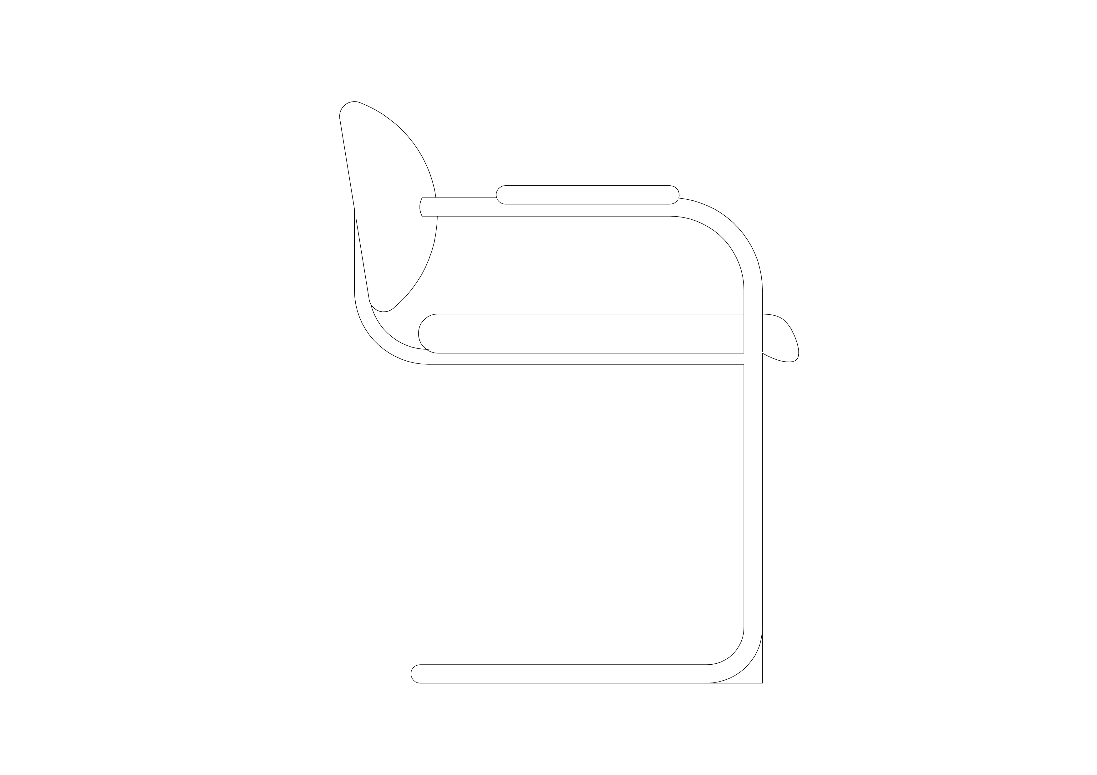 Free Chair Elevation CAD Block – DWG, DXF, PDF Format