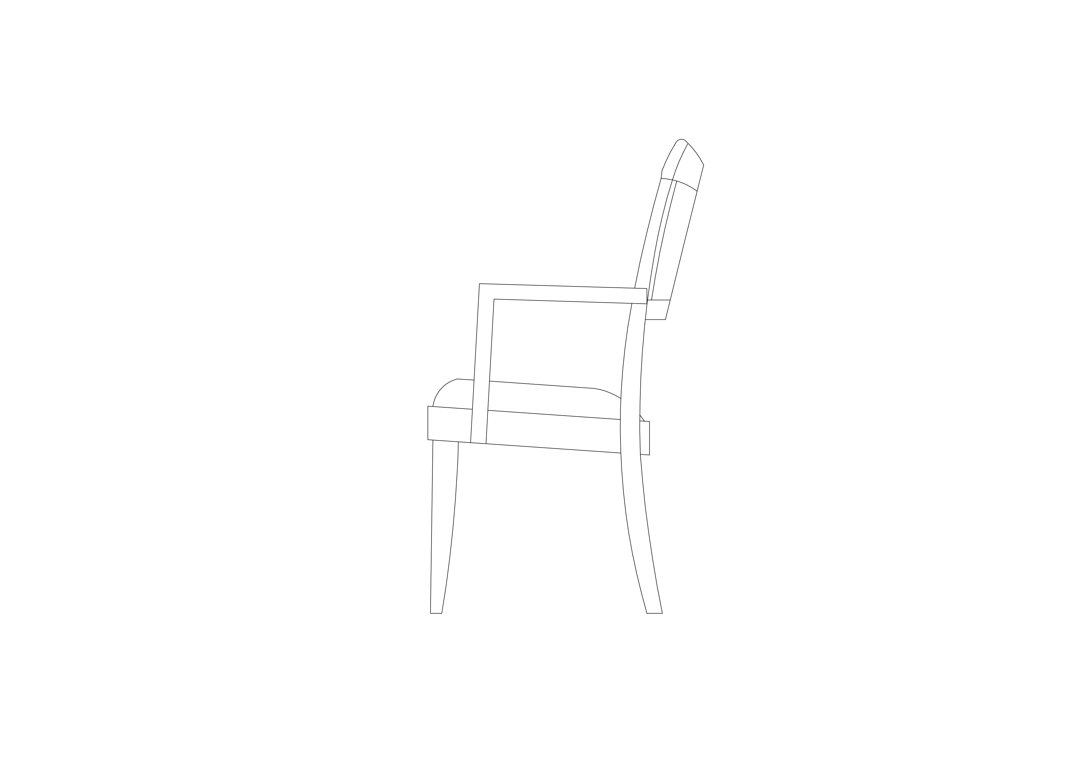 Free Chair Elevation CAD Block – DWG, DXF, PDF Format