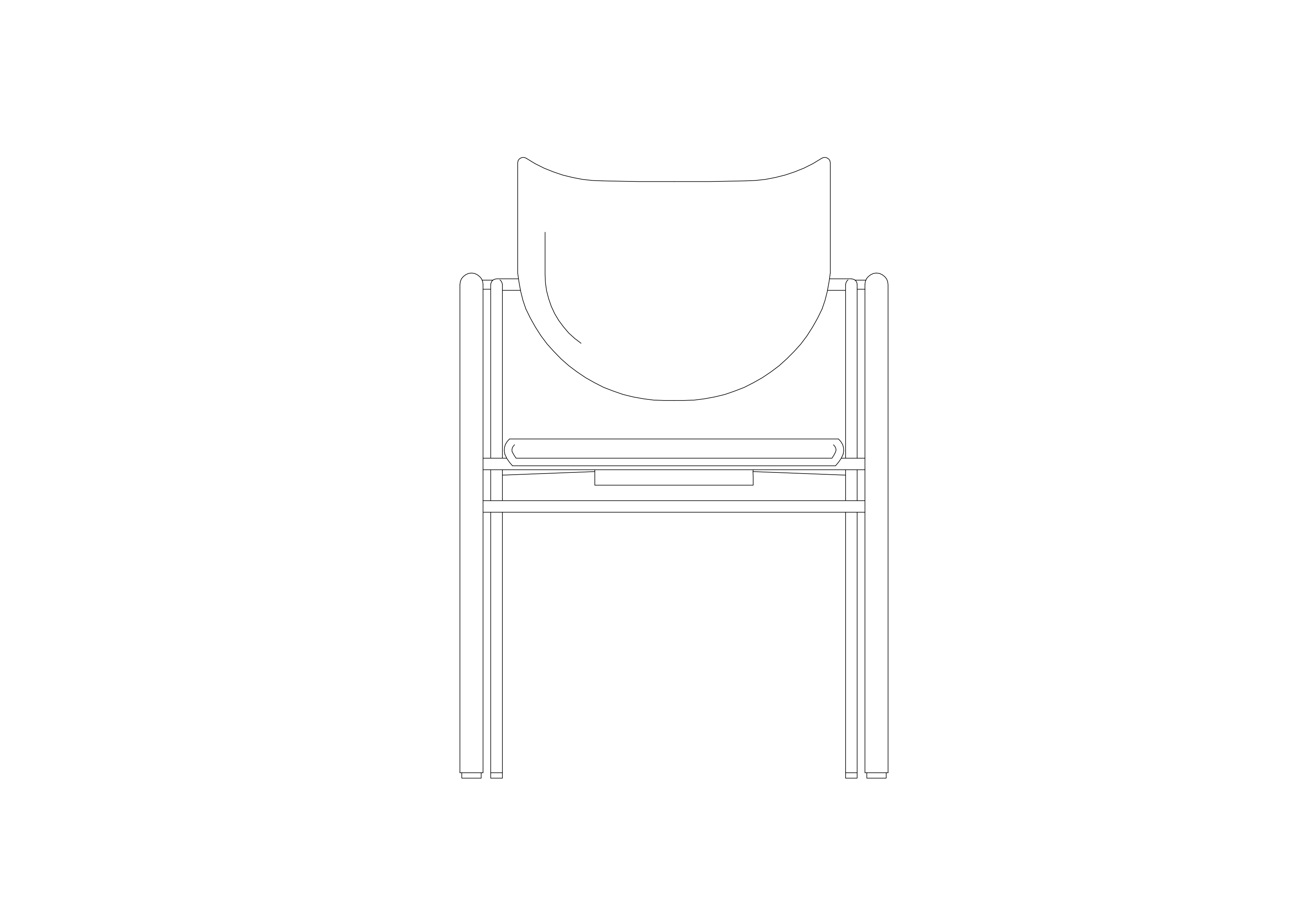 Free Chair Elevation CAD Block – DWG, DXF, PDF Format