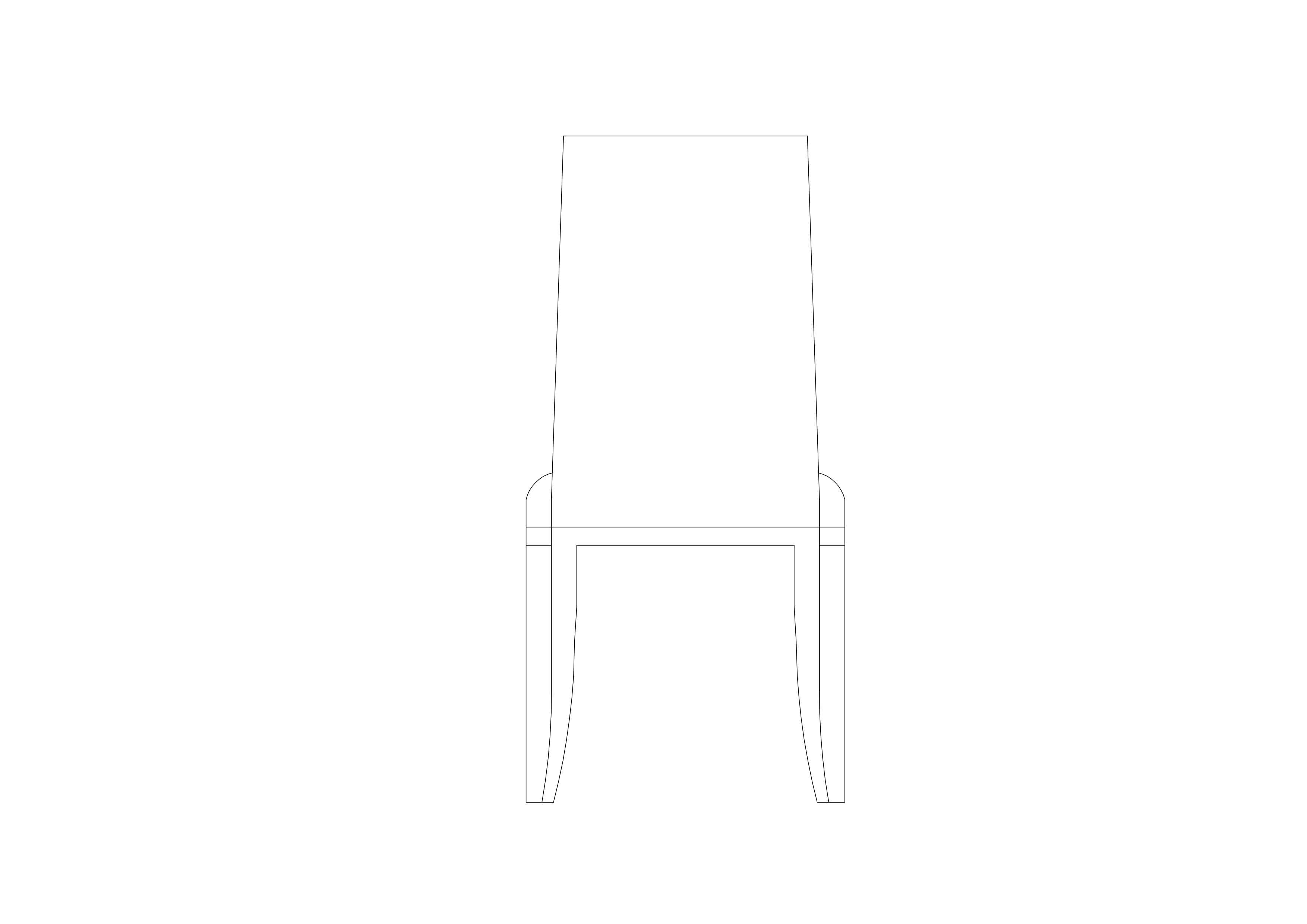 Free Chair Elevation CAD Block – DWG, DXF, PDF Format