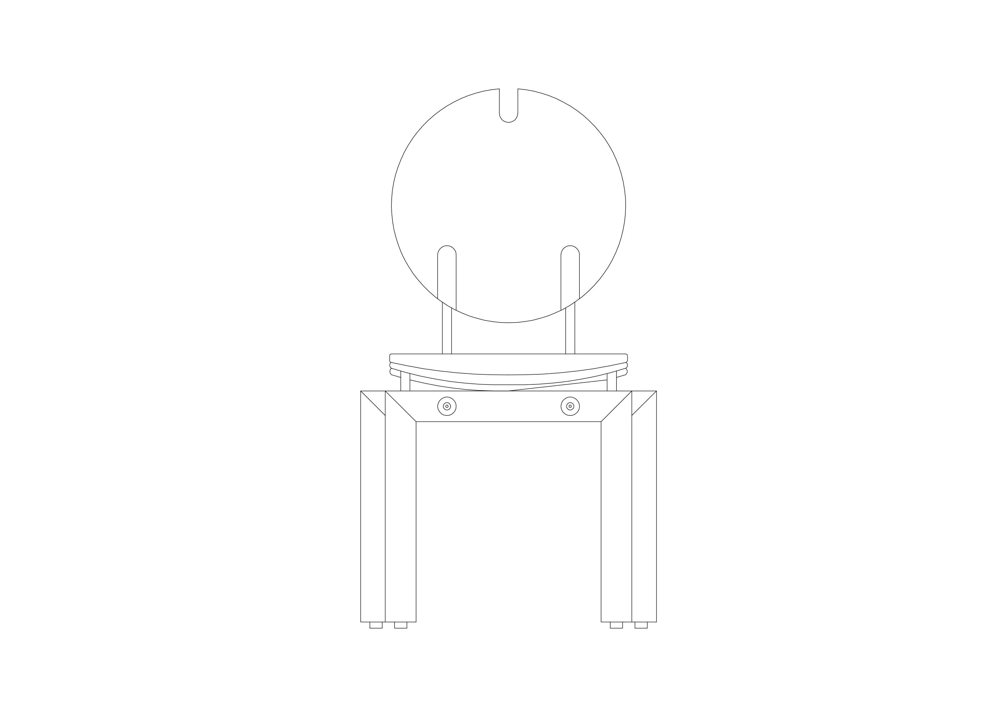 Free Chair Elevation CAD Block – DWG, DXF, PDF Format