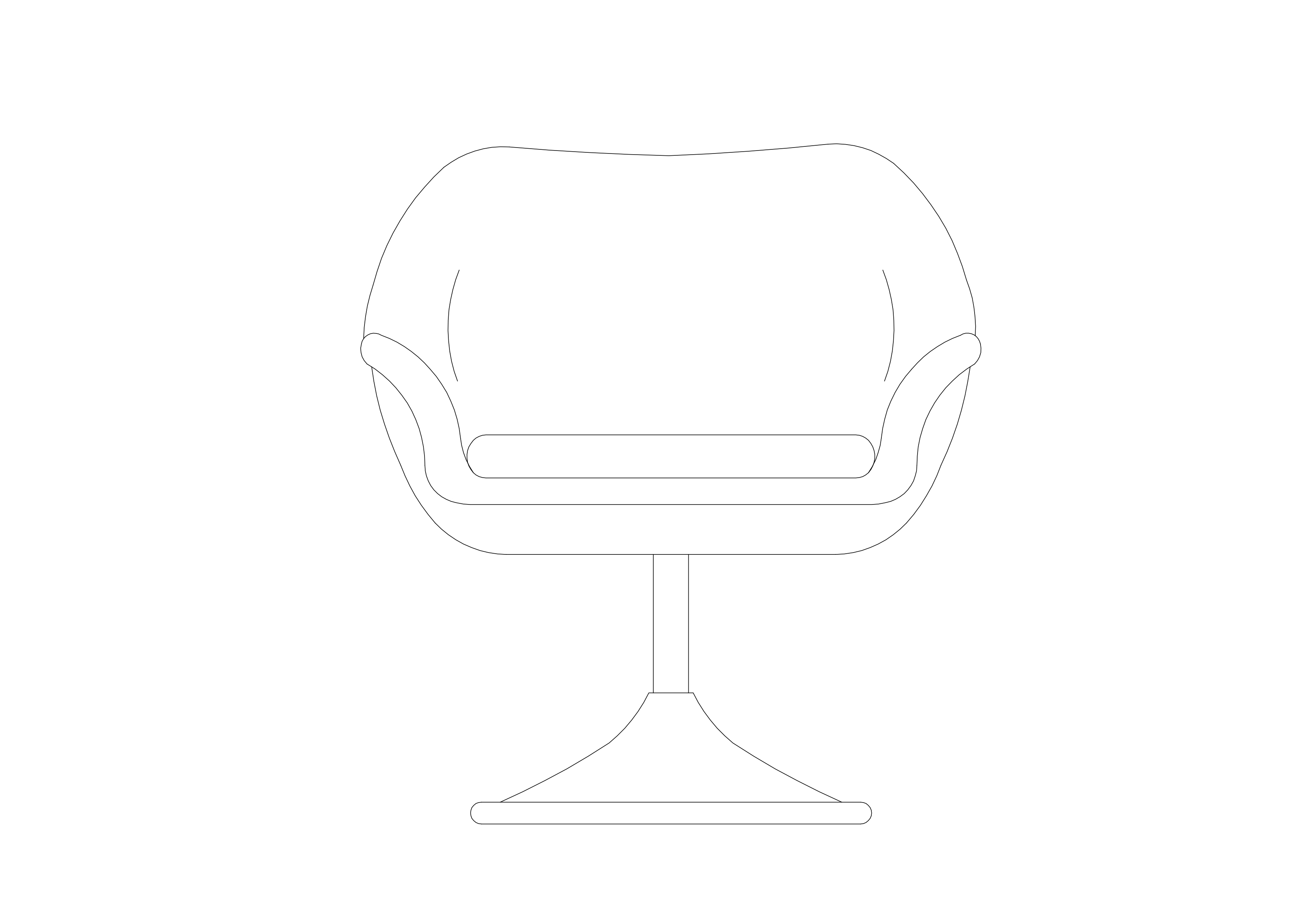 Free Chair Elevation CAD Block – DWG, DXF, PDF Format