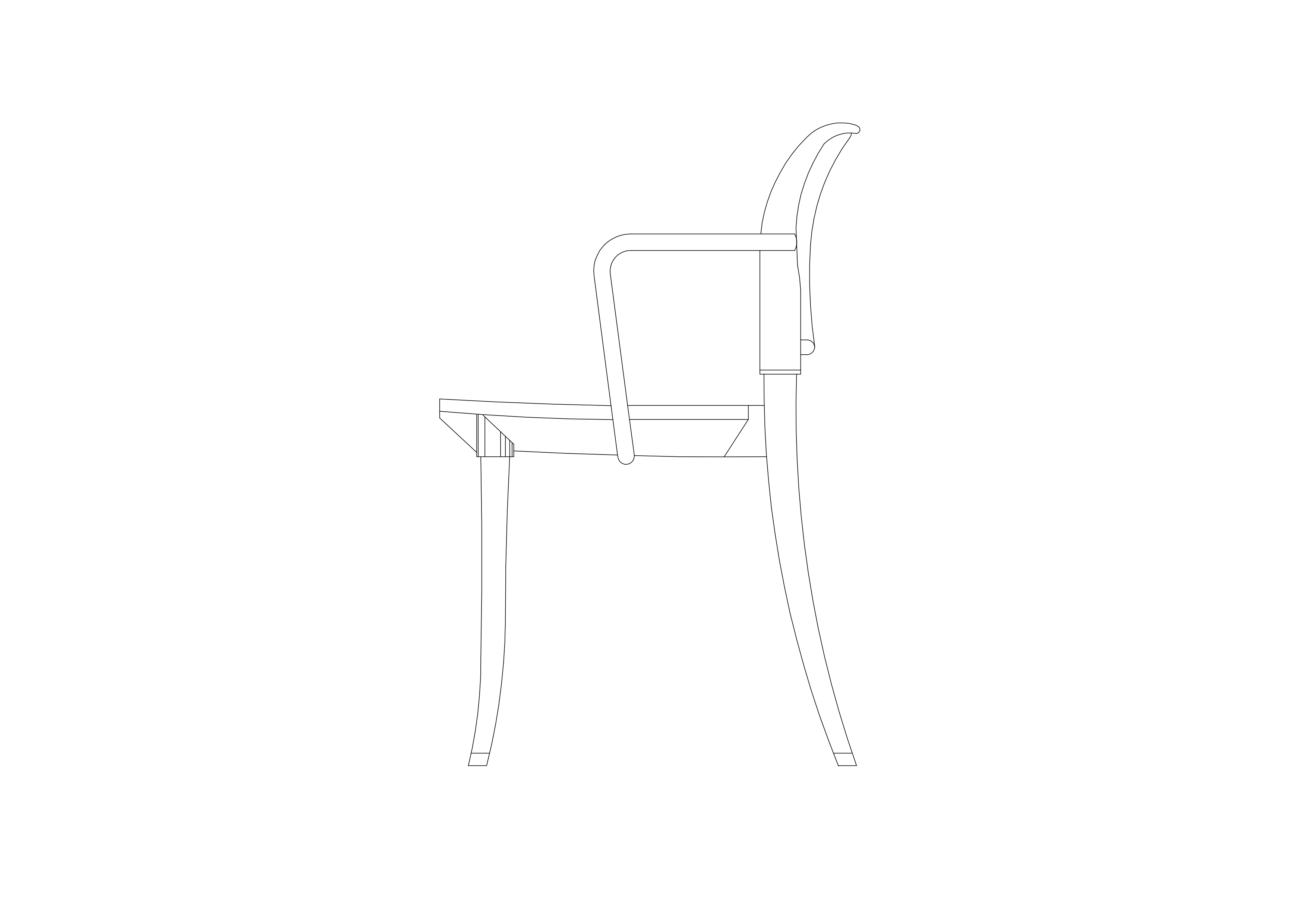 Free Chair Elevation CAD Block – DWG, DXF, PDF Format