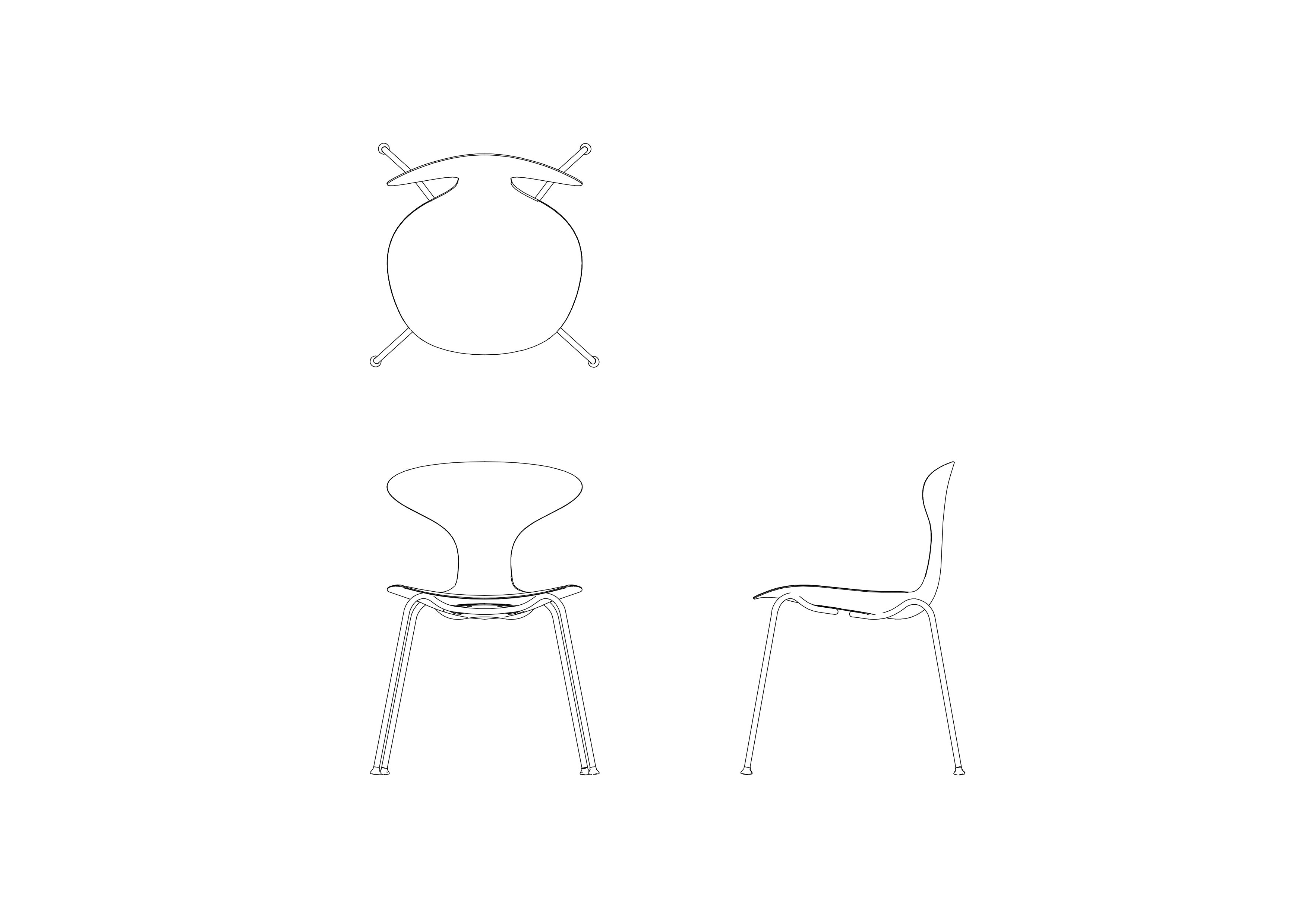 Free Chair CAD Drawings – DWG, DXF, PDF Format