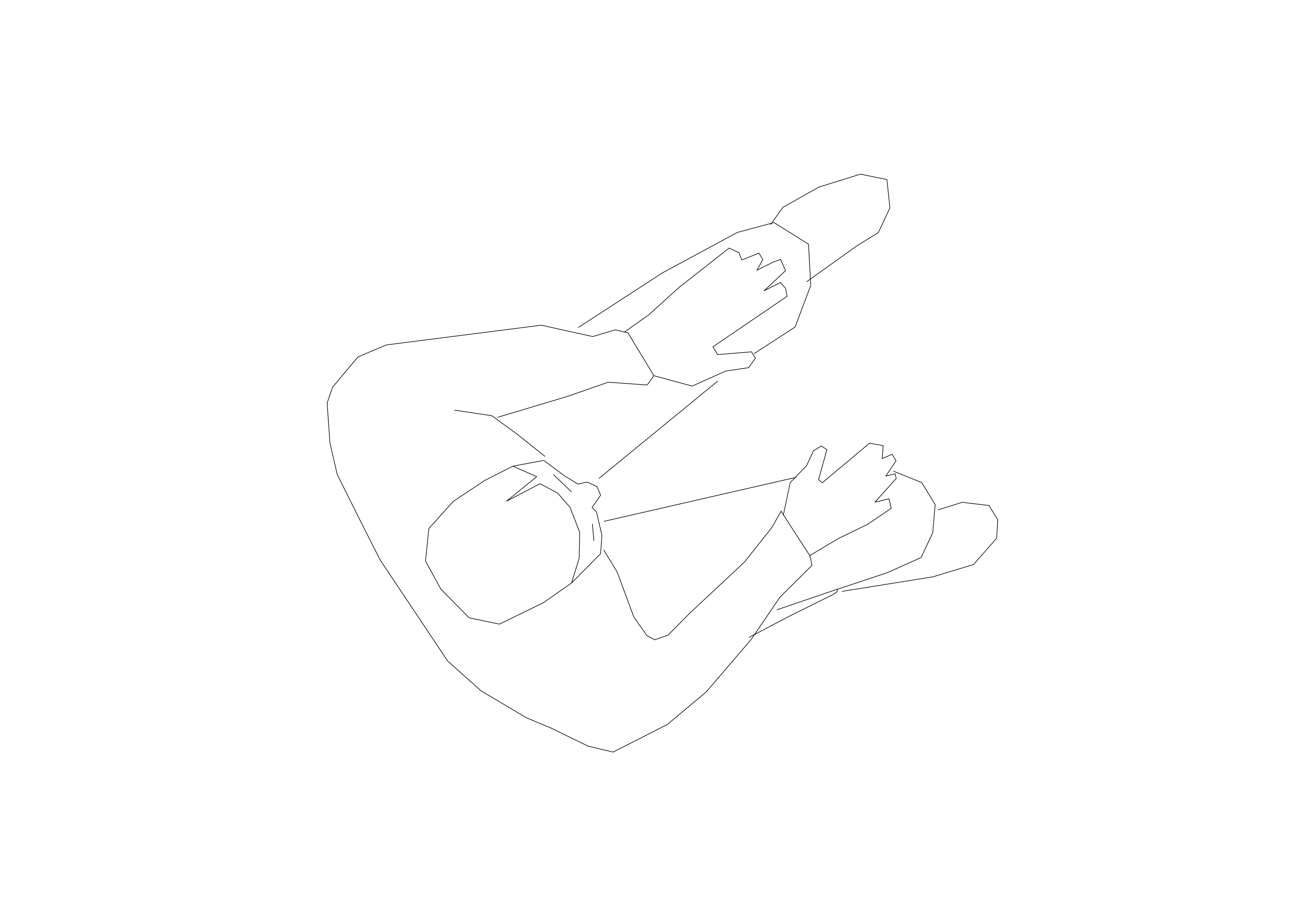 Free Person Sitting Top View CAD Block – DWG, DXF, PDF Format