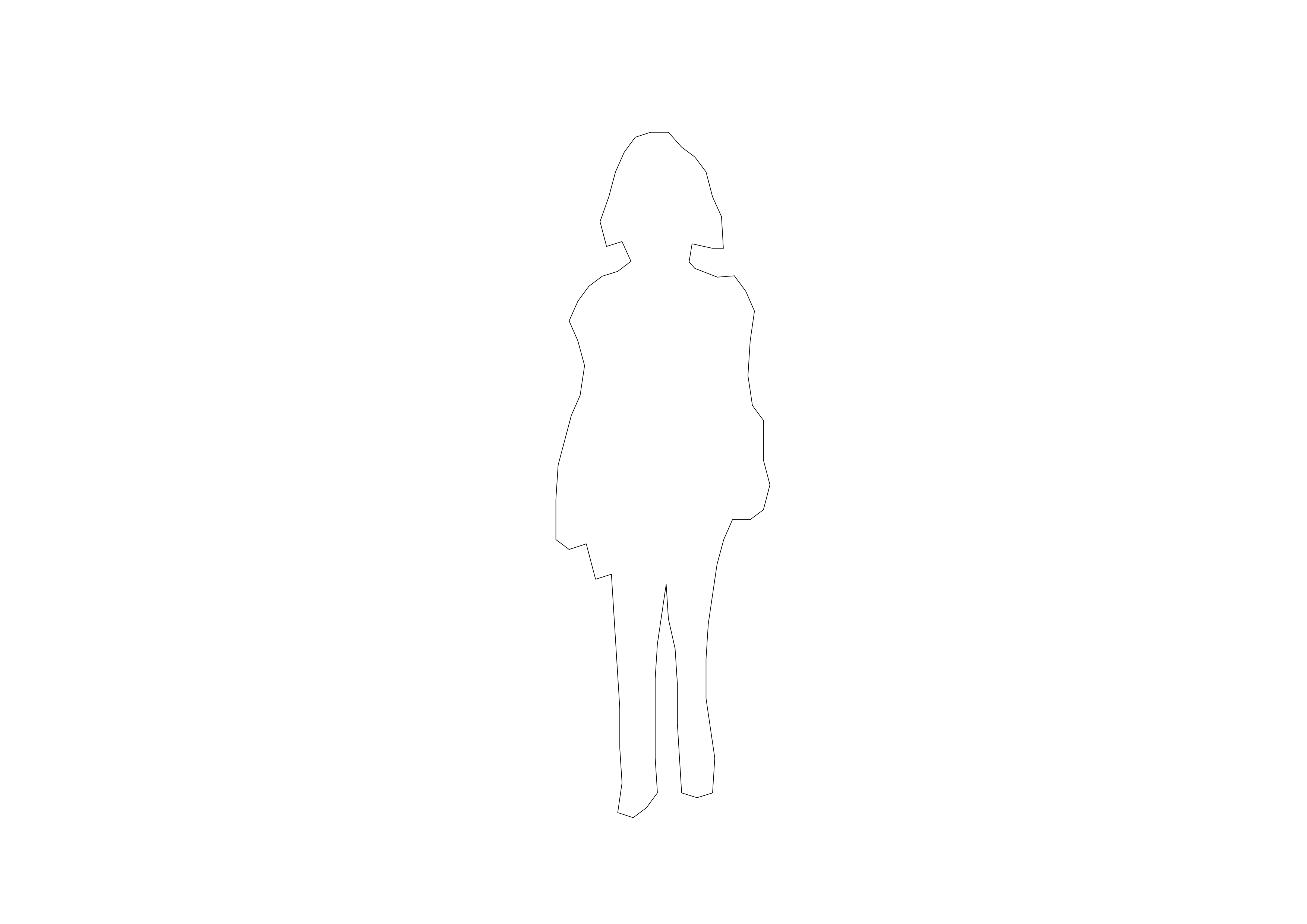 Free Child Standing Elevation CAD Block – DWG, DXF, PDF Format