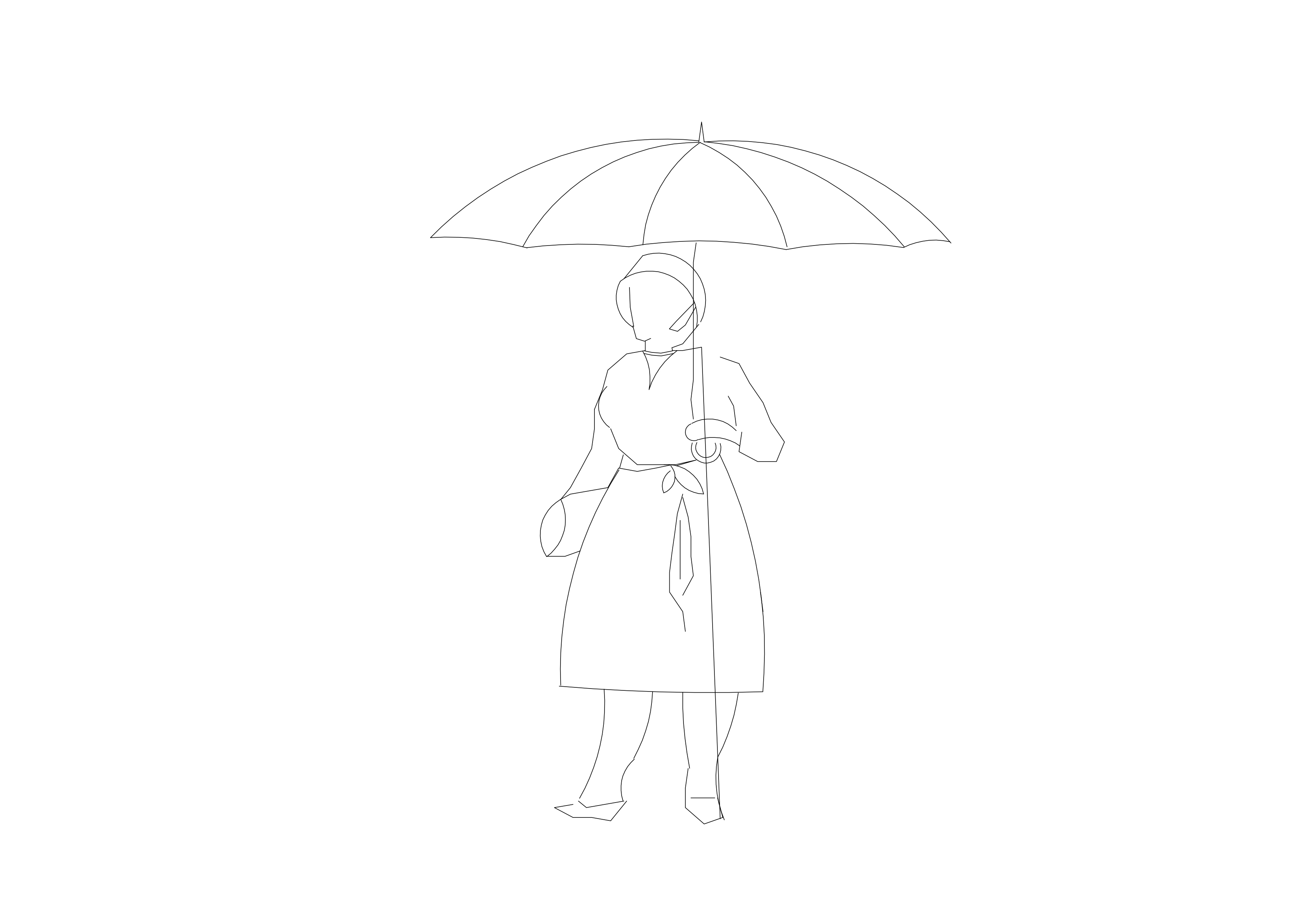 Free Person Standing Elevation CAD Block – DWG, DXF, PDF Format