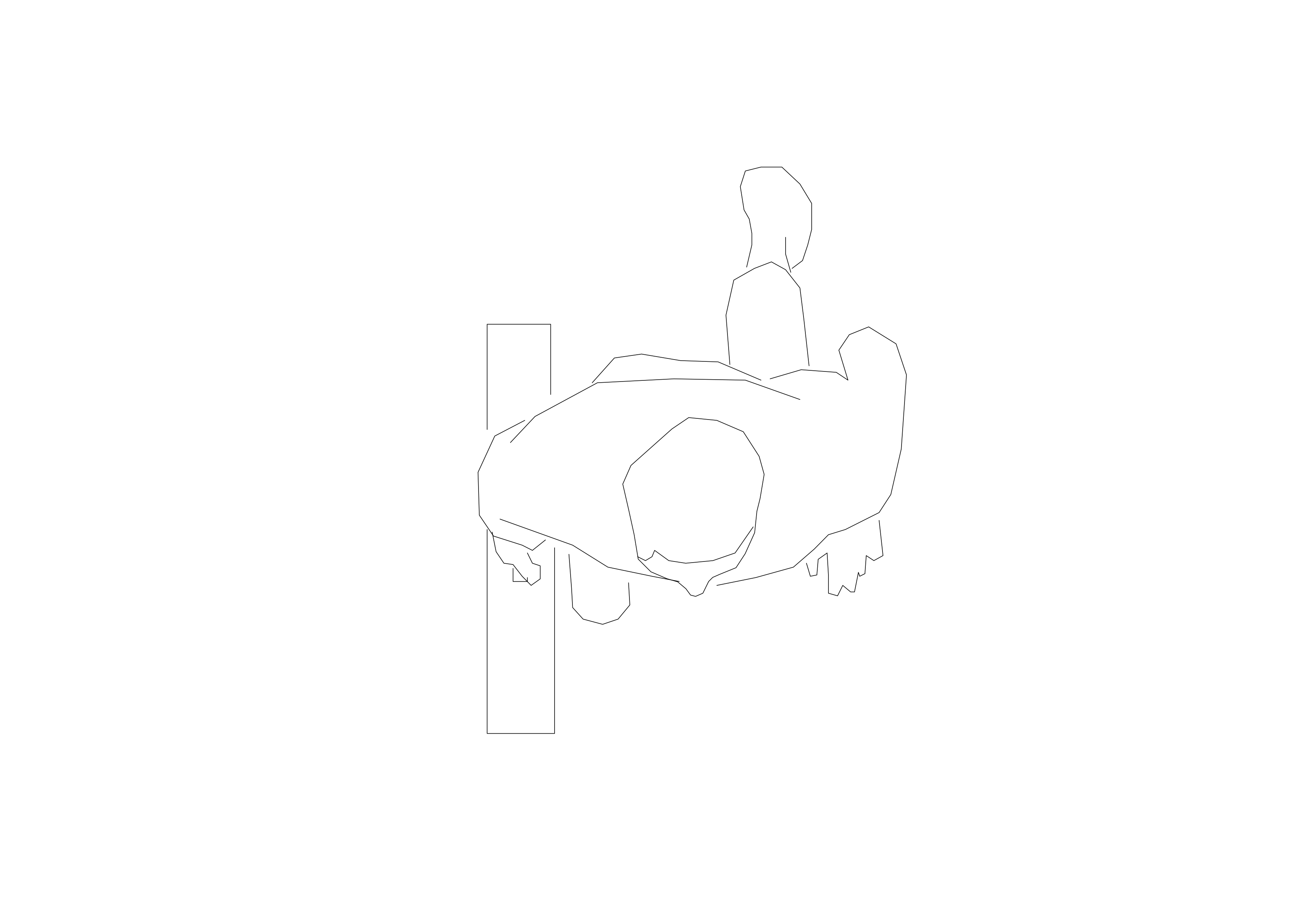 Free Person Walking Top View CAD Block – DWG, DXF, PDF Format