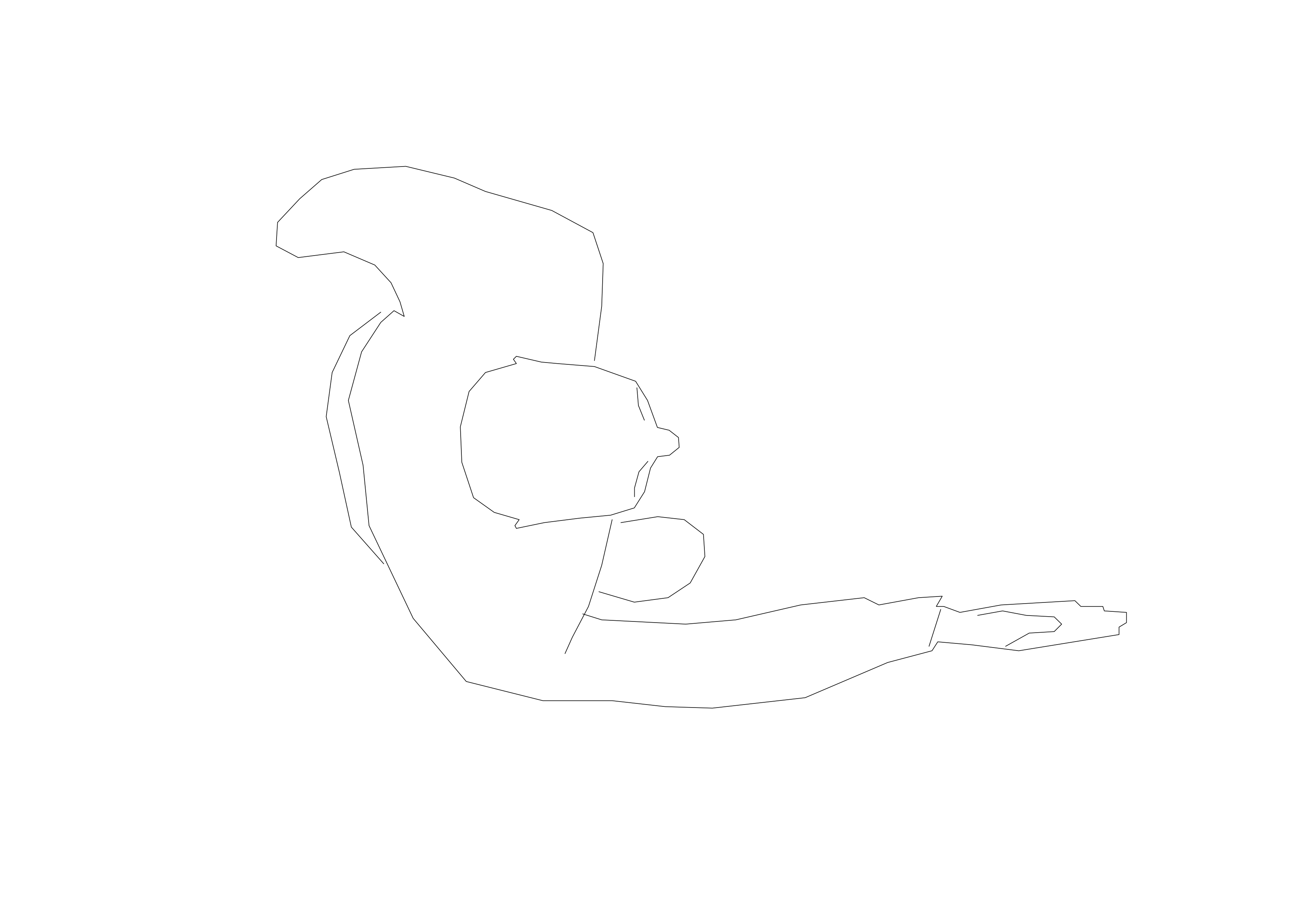 Free Person Walking Top View CAD Block – DWG, DXF, PDF Format