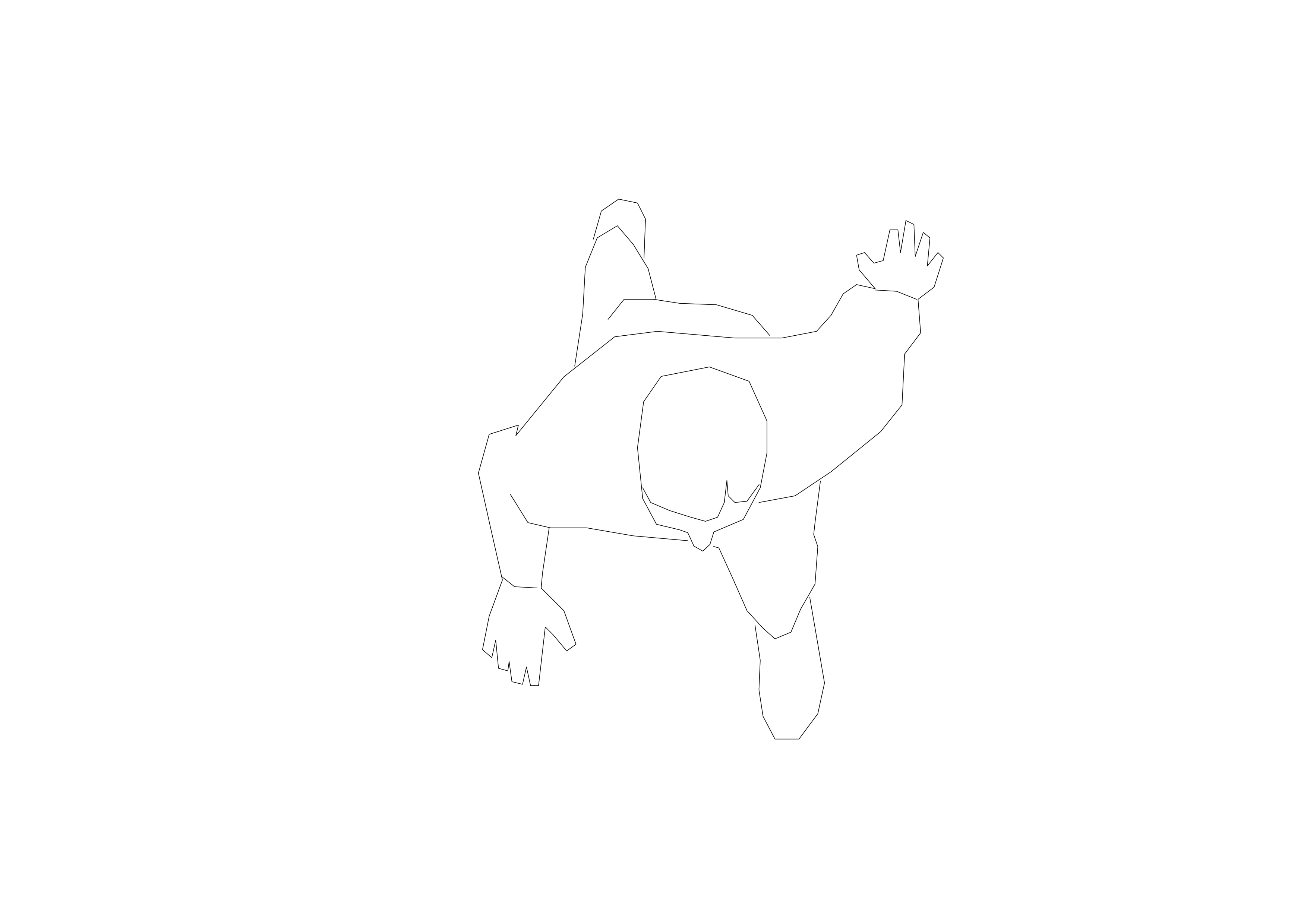 Free Person Walking Top View CAD Block – DWG, DXF, PDF Format