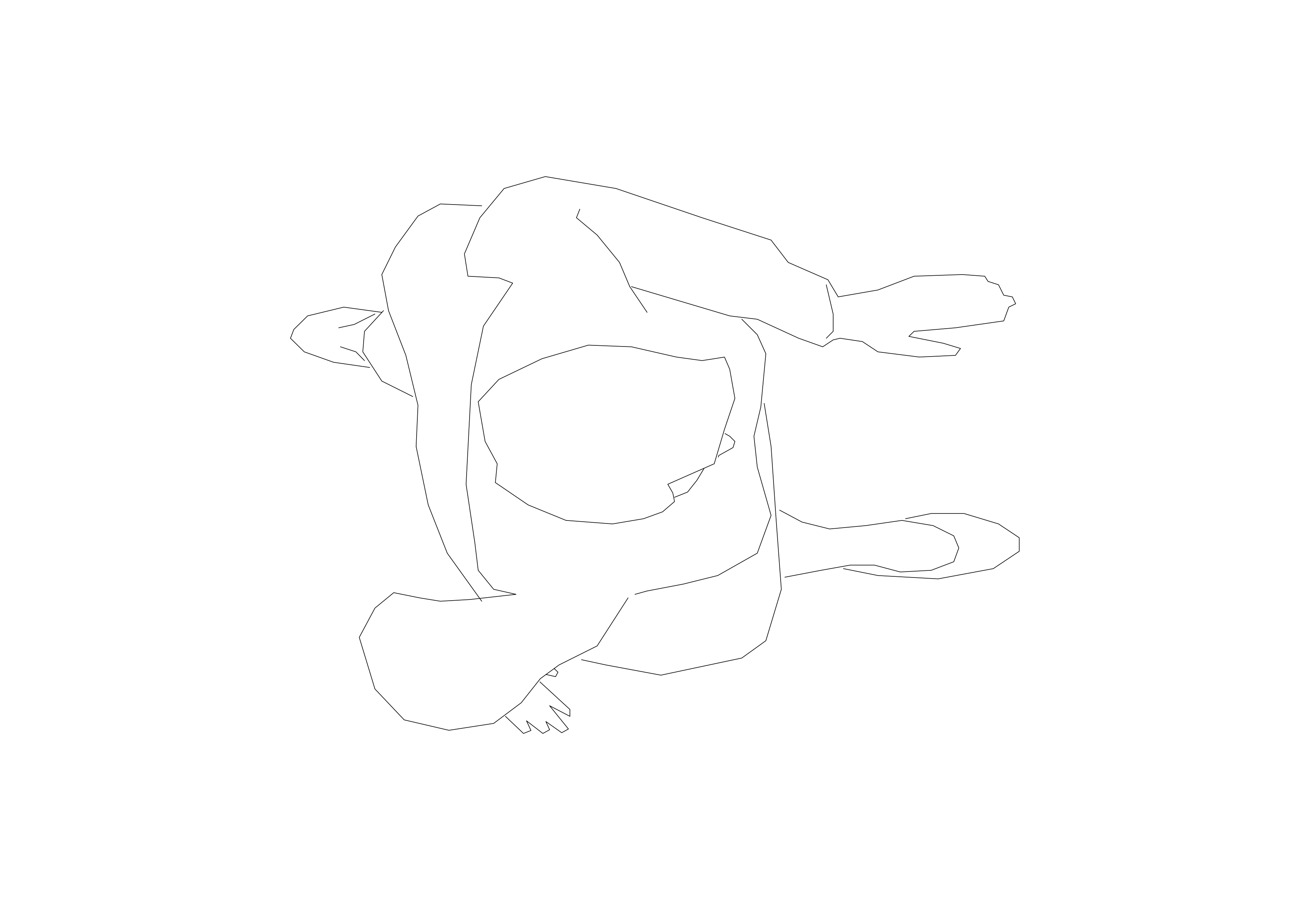 Free Person Walking Top View CAD Block – DWG, DXF, PDF Format